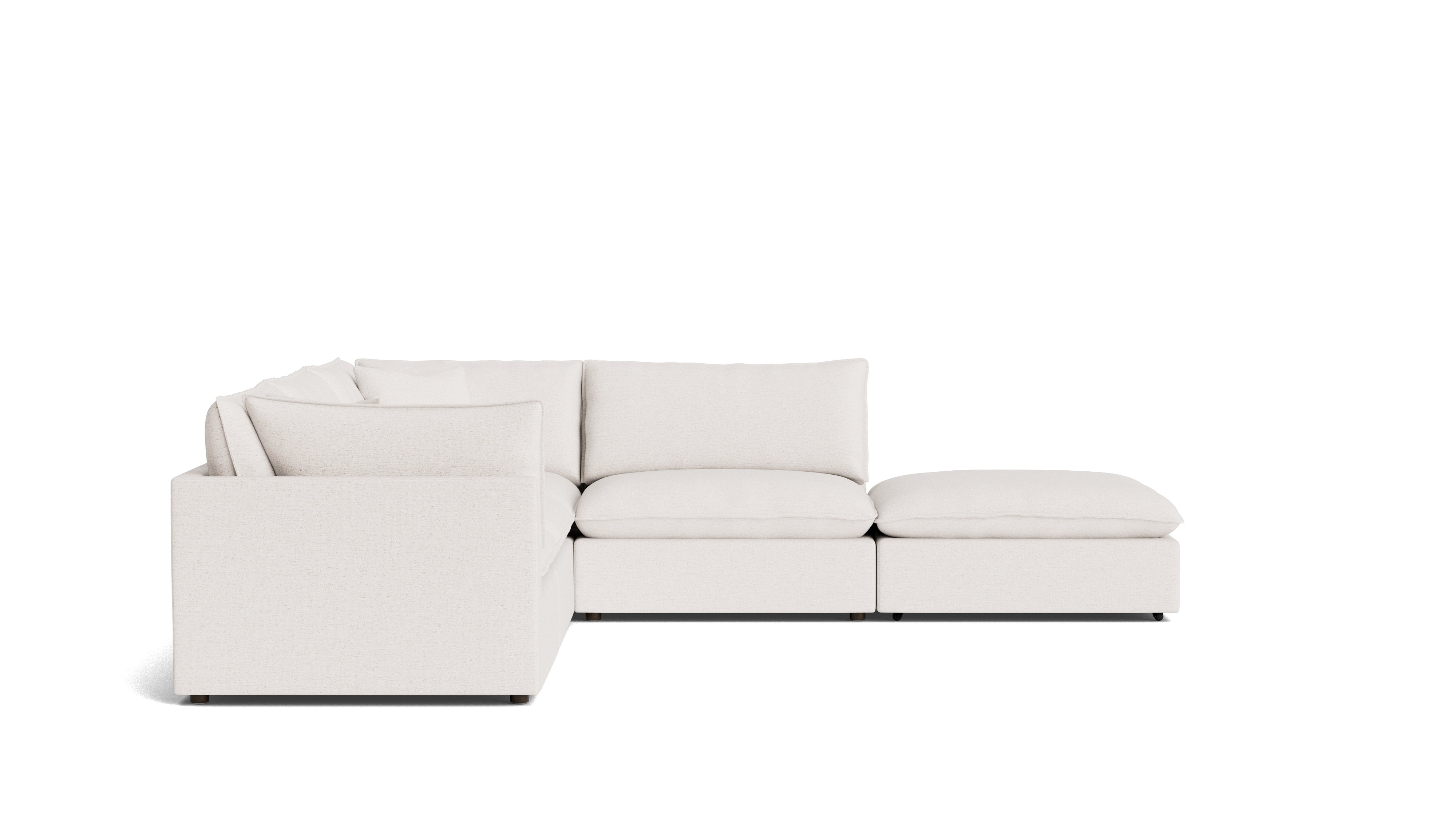 Chill Time 5-Piece Modular Sectional, Nomad Snow