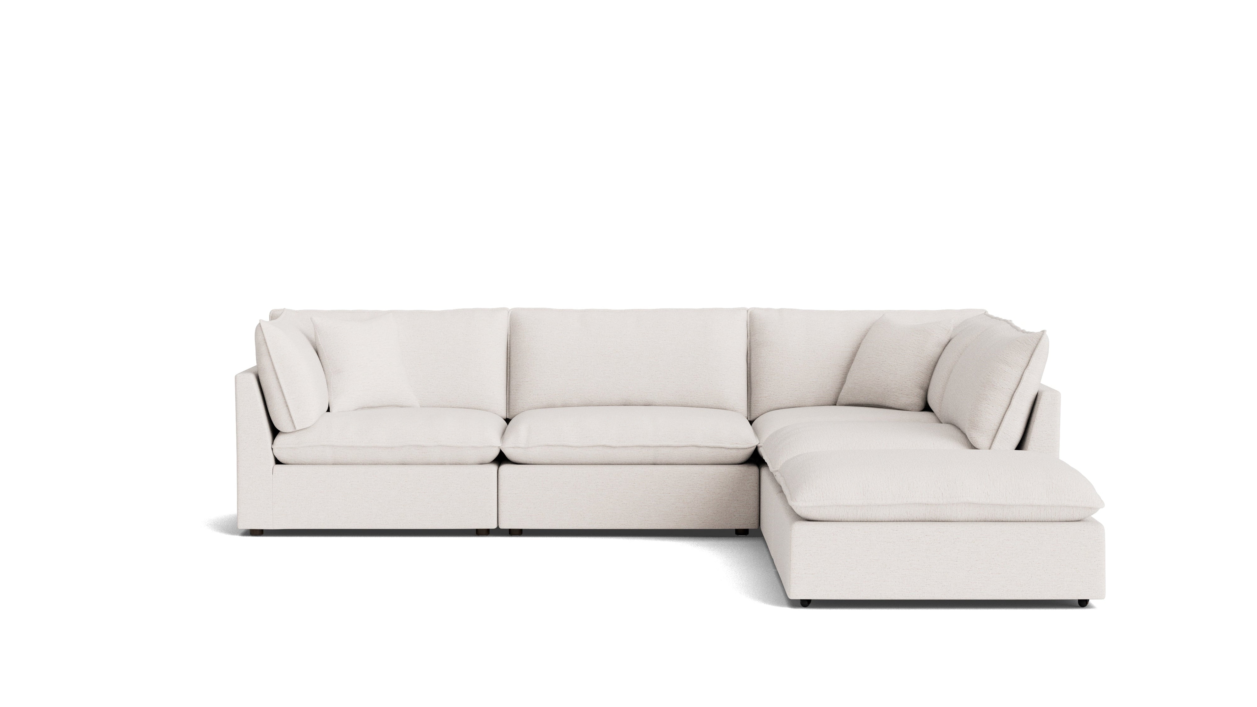 Chill Time 5-Piece Modular Sectional, Nomad Snow