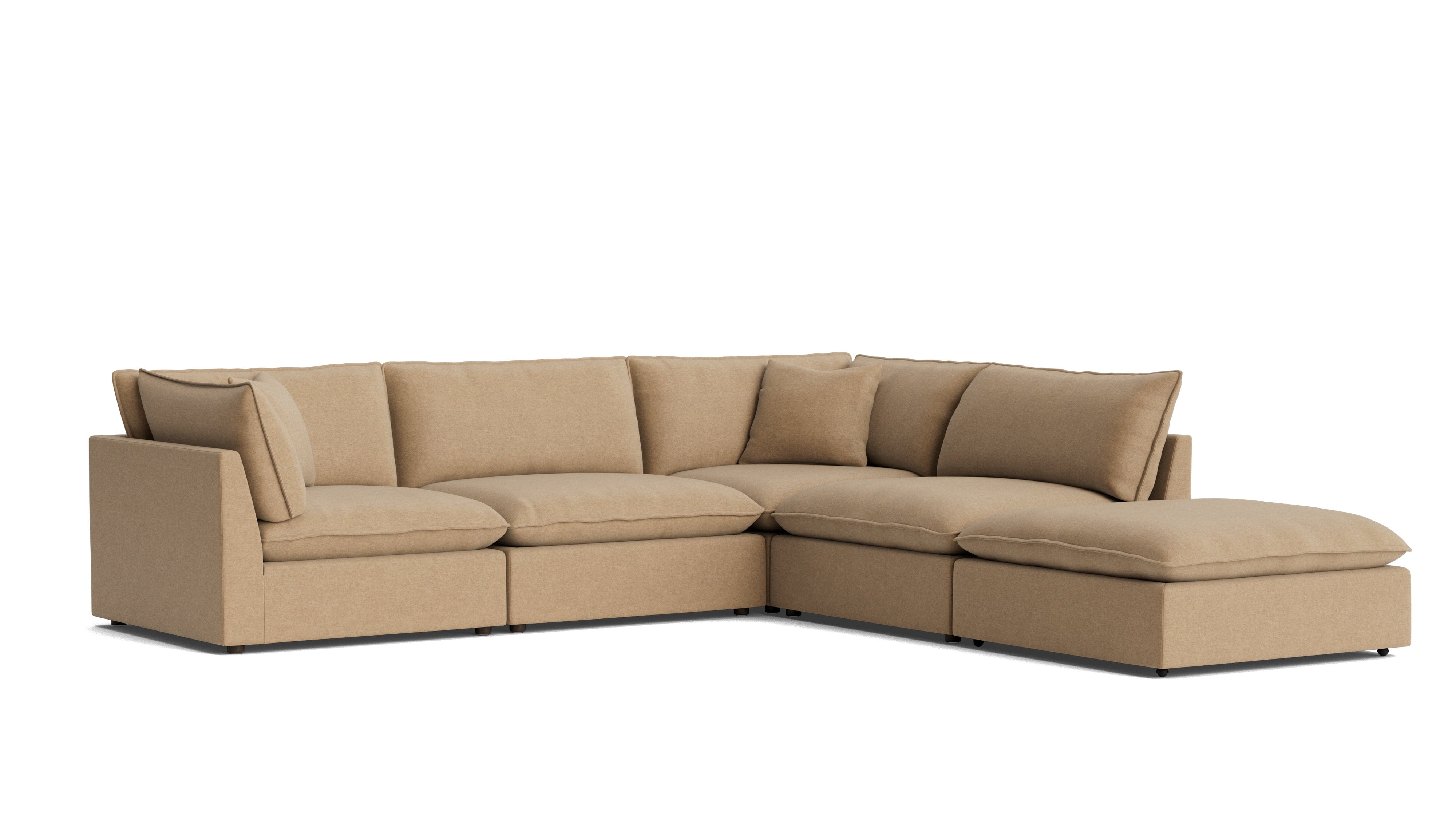 Chill Time 5-Piece Modular Sectional, Hazelnut