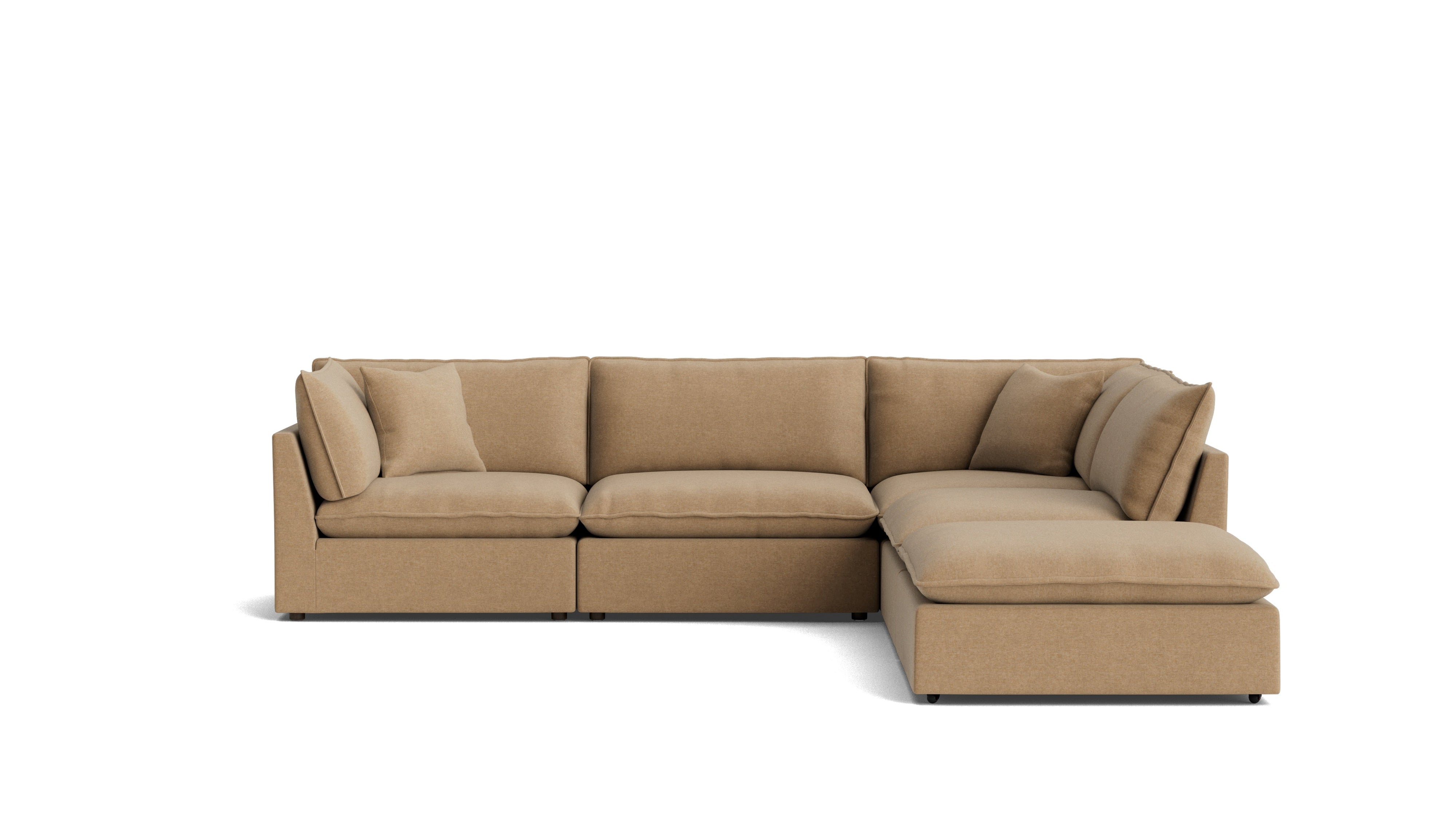 Chill Time 5-Piece Modular Sectional, Hazelnut