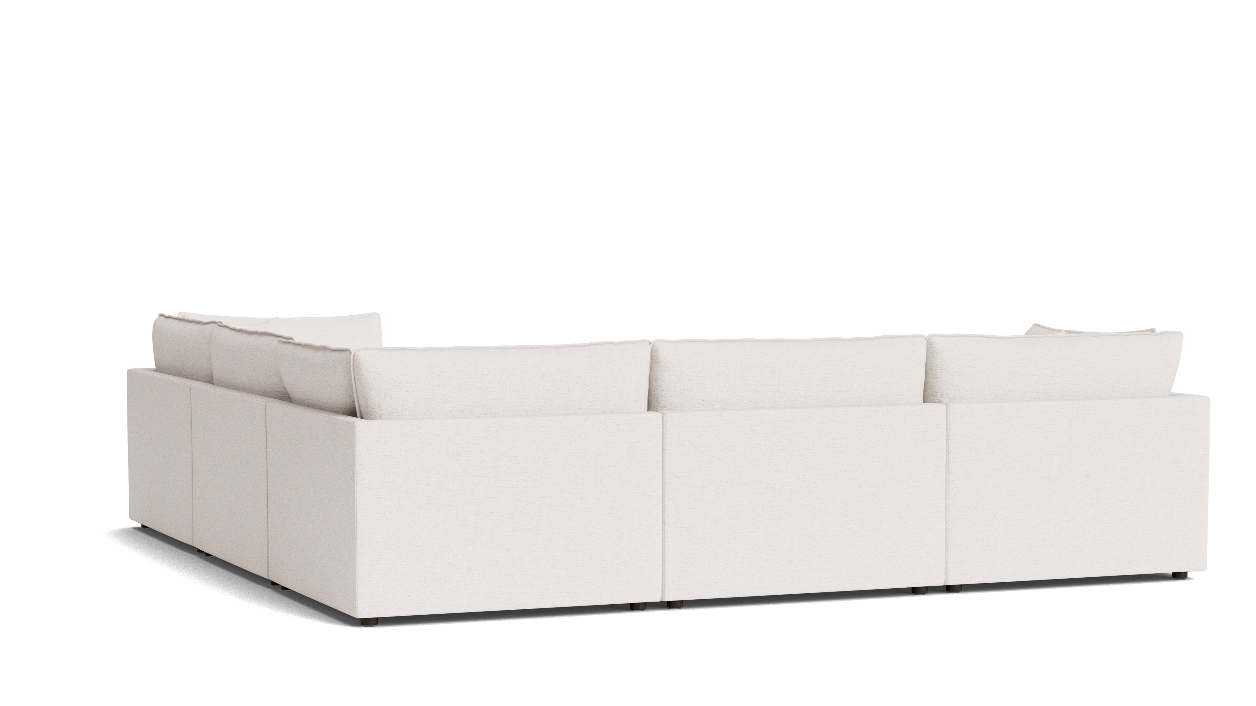 Chill Time 5-Piece Modular Sectional Closed, Nomad Snow