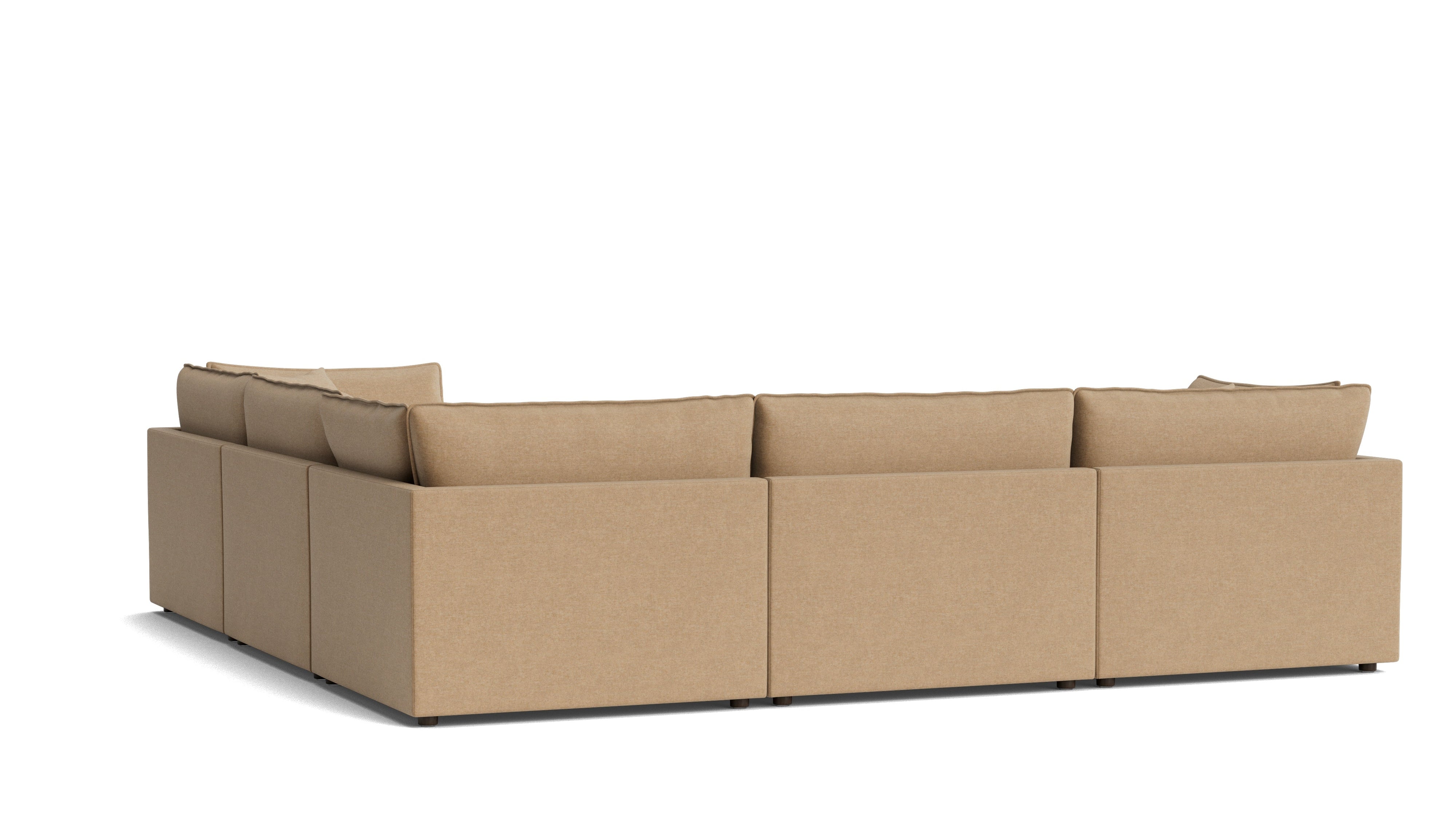 Chill Time 5-Piece Modular Sectional Closed, Hazelnut