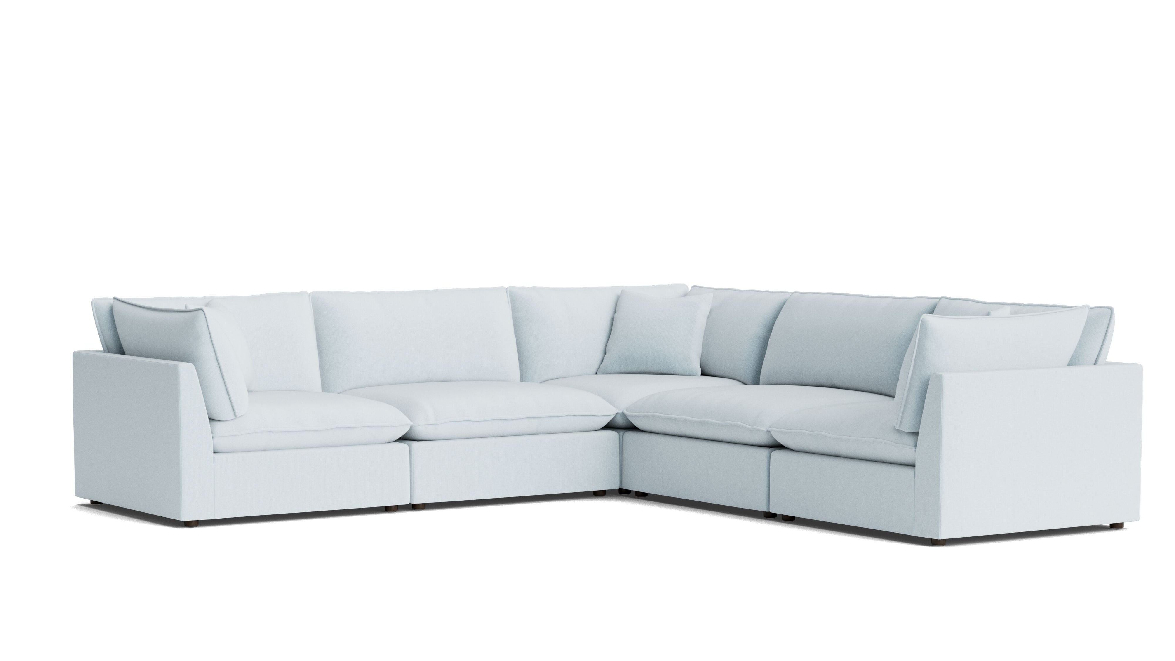 Chill Time 5-Piece Modular Sectional Closed, Cove