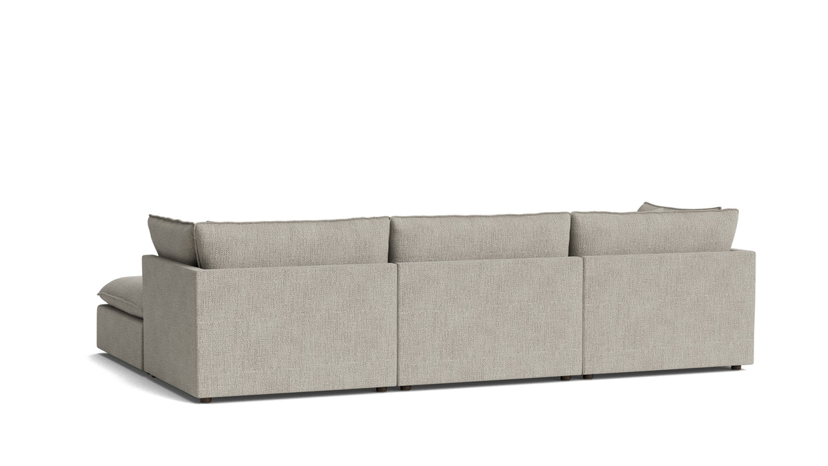 Chill Time 5-Piece Modular U-Shaped Sectional, Oatmeal