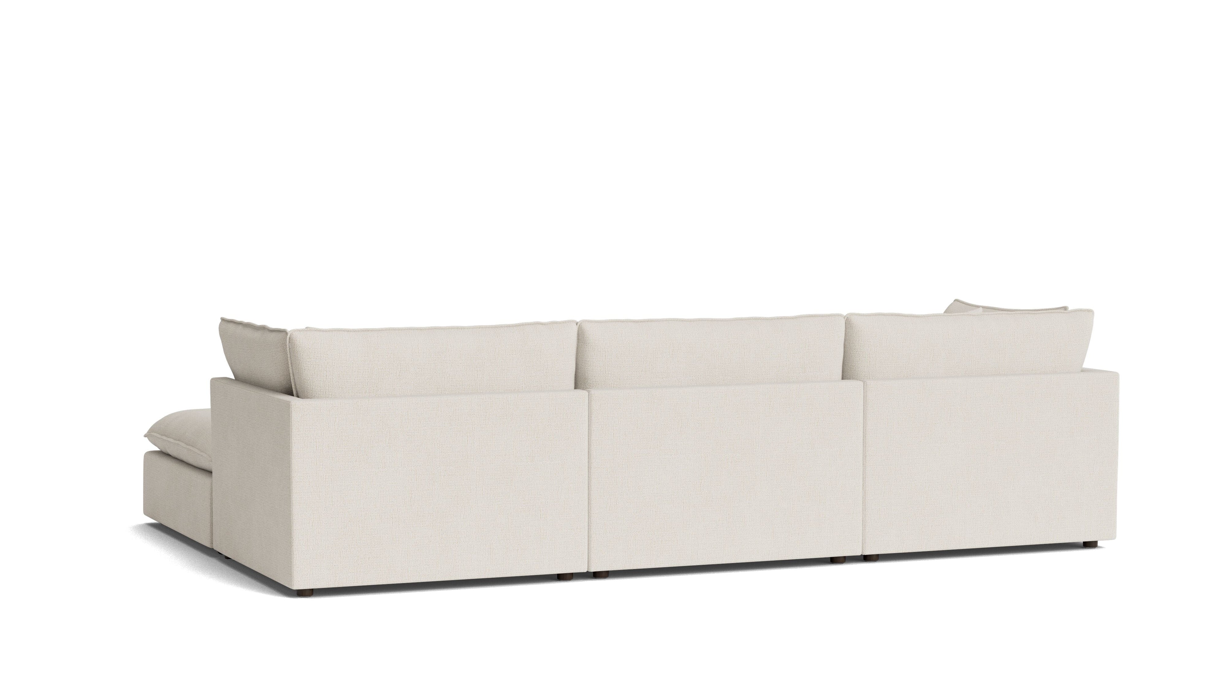 Chill Time 5-Piece Modular U-Shaped Sectional, Birch