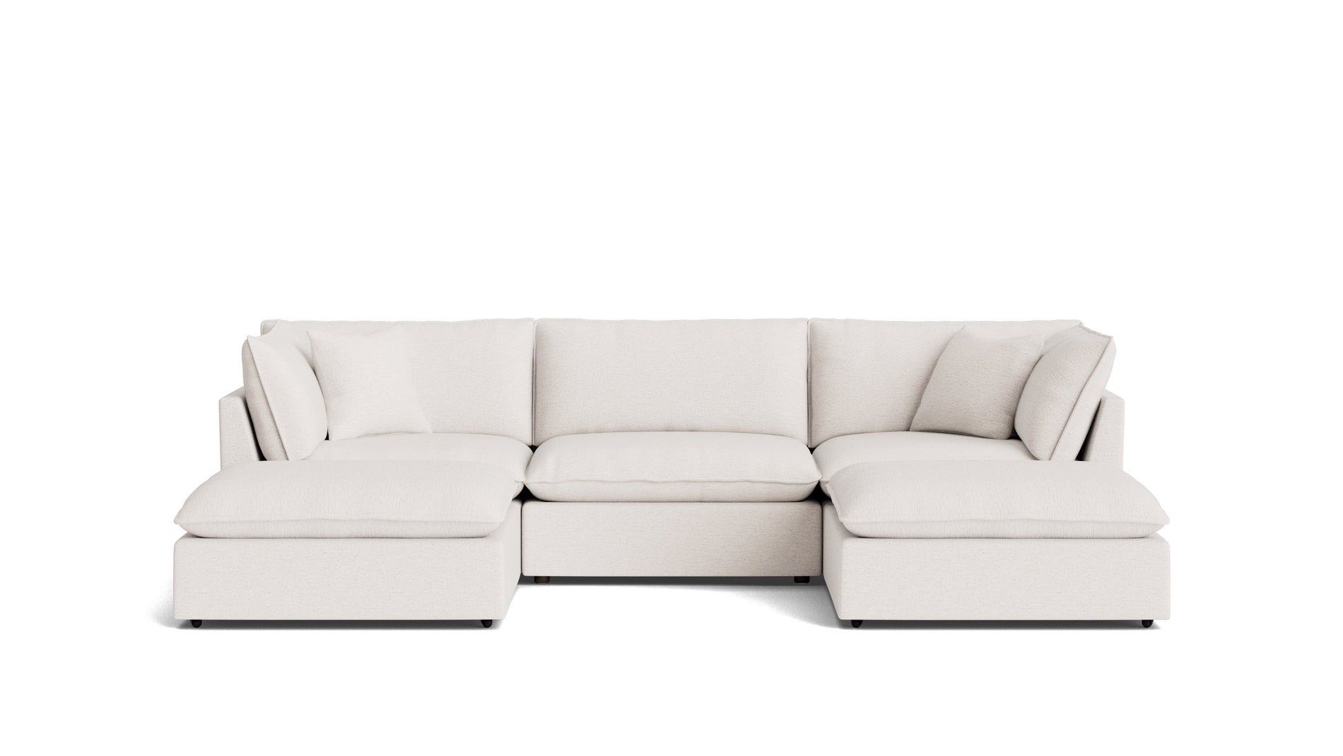 Chill Time 5-Piece Modular U-Shaped Sectional, Nomad Snow_image