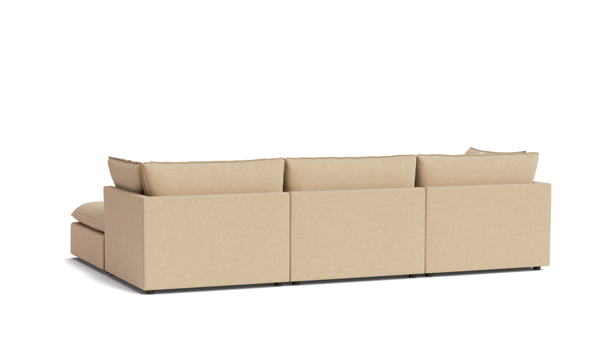 Chill Time 5-Piece Modular U-Shaped Sectional, Hazelnut — alternate view