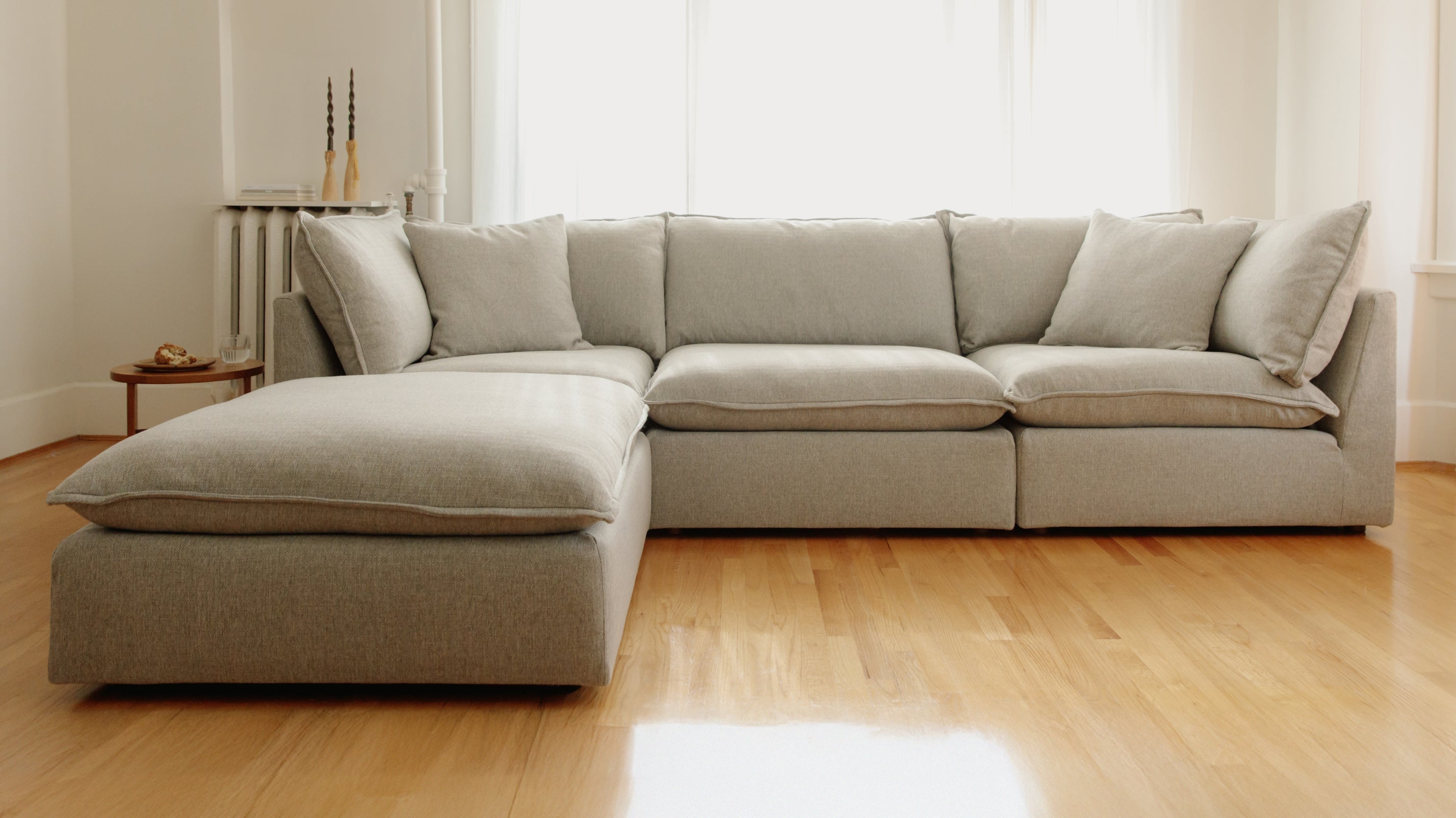 Chill Time 6-Piece Modular U-Shaped Sectional, Heather