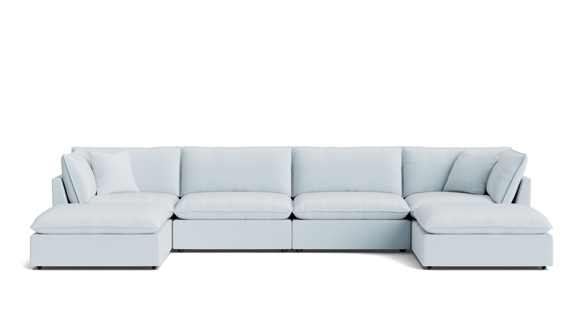 Chill Time 6-Piece Modular U-Shaped Sectional, Cove_image