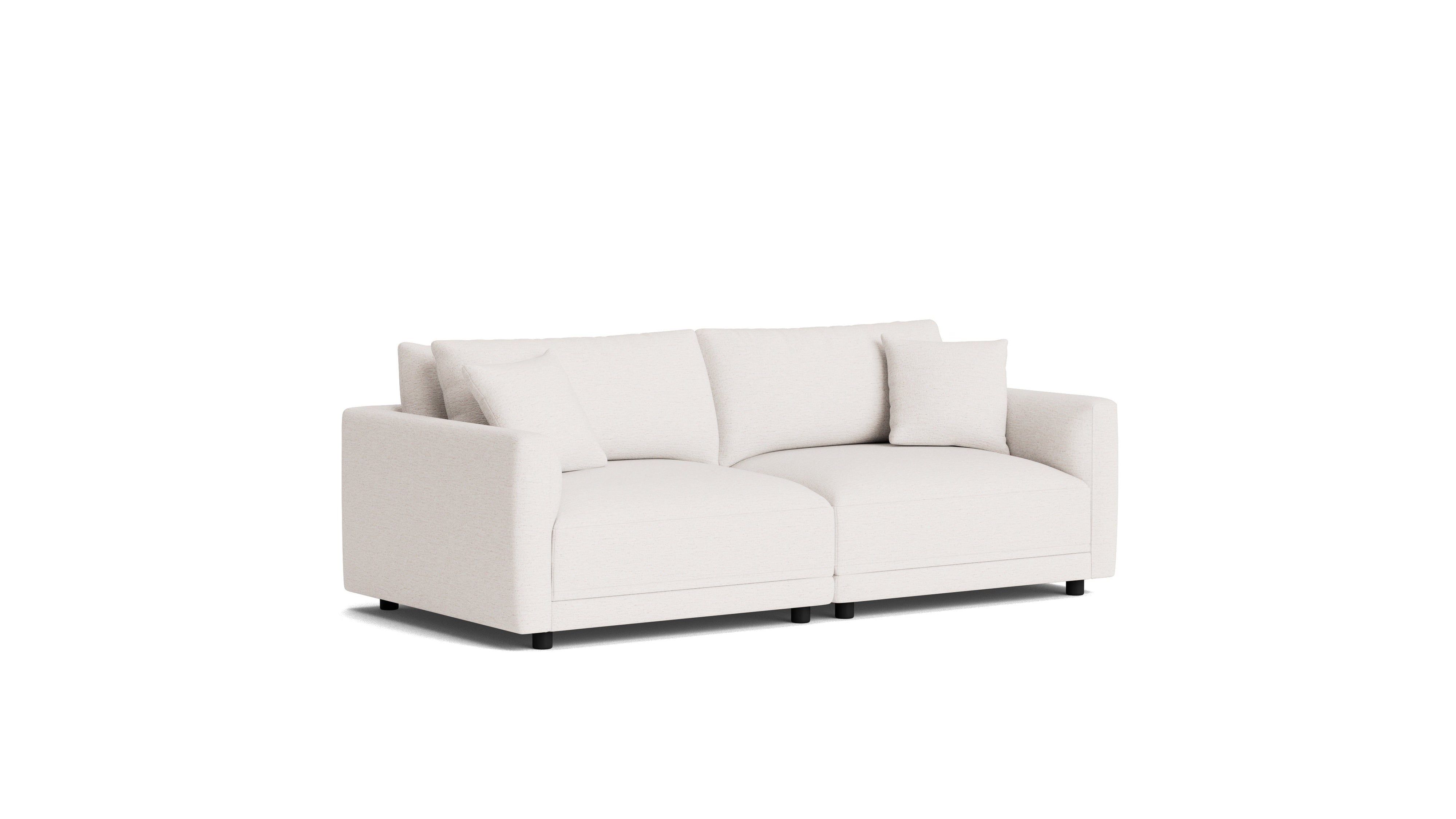 Soft Spot 2-Piece Modular Sofa, Nomad Snow