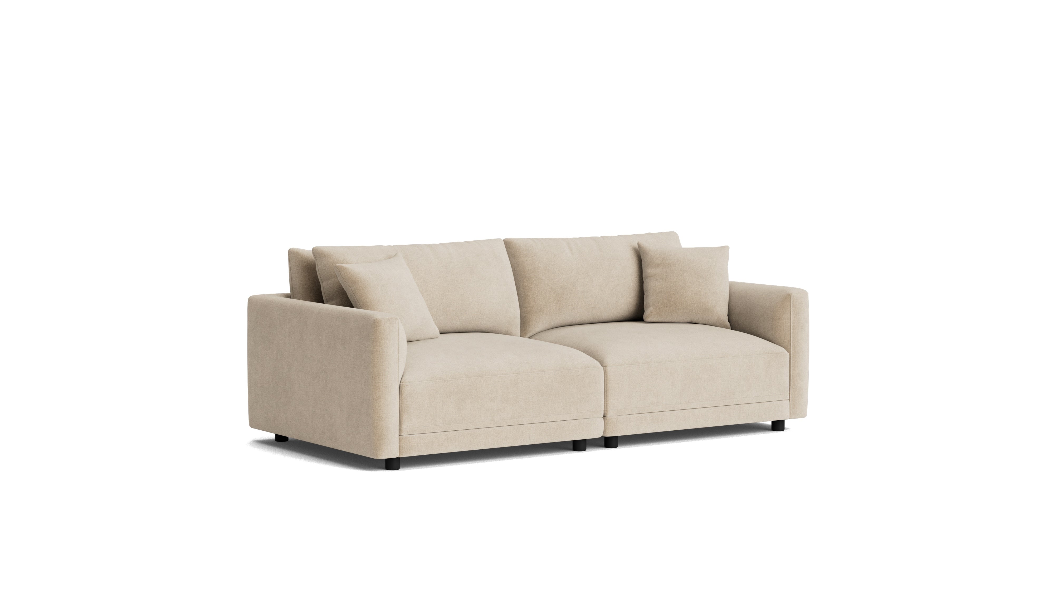Soft Spot 2-Piece Modular Sofa, Cashew
