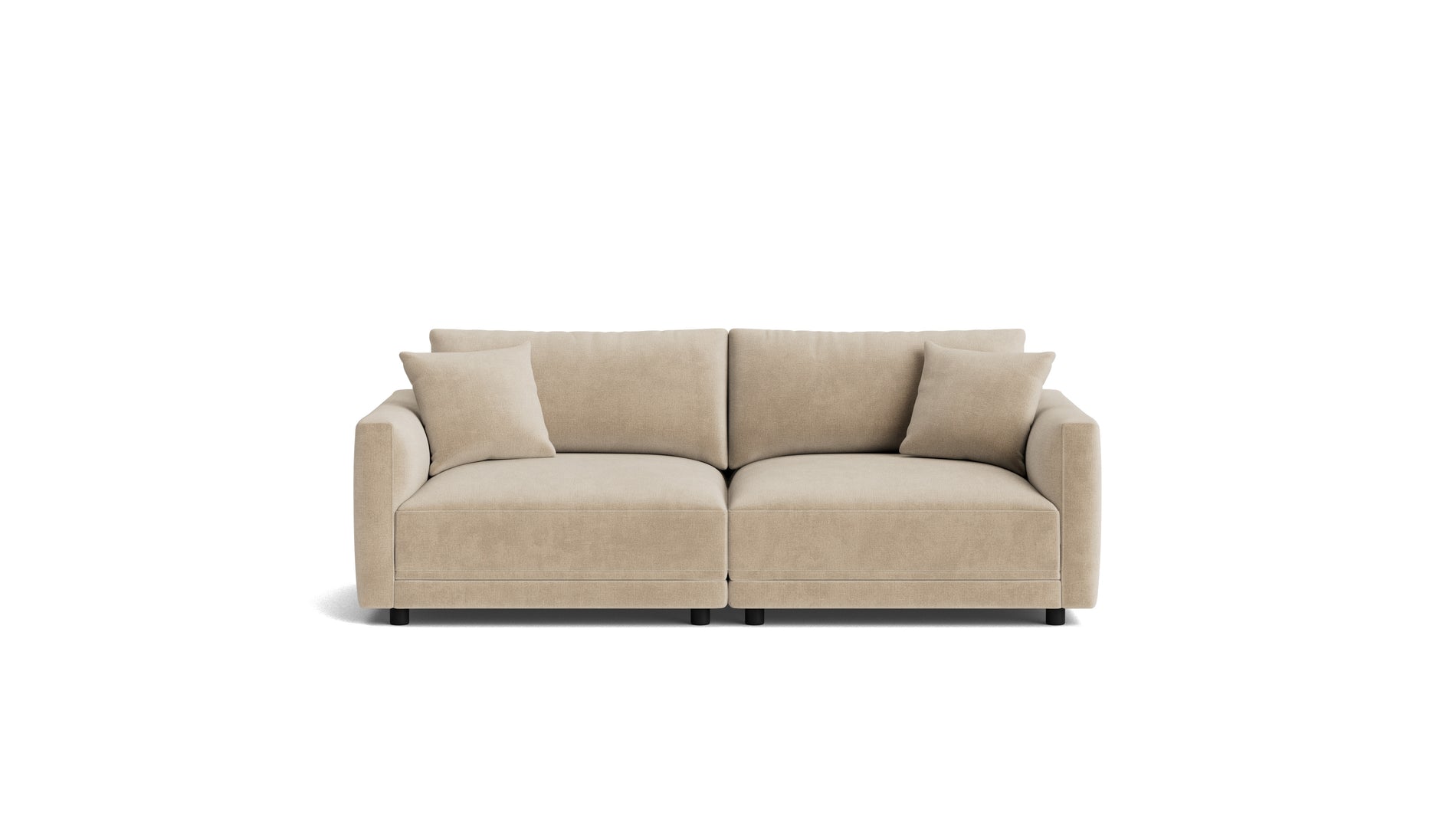 Soft Spot 2-Piece Modular Sofa, Cashew_image