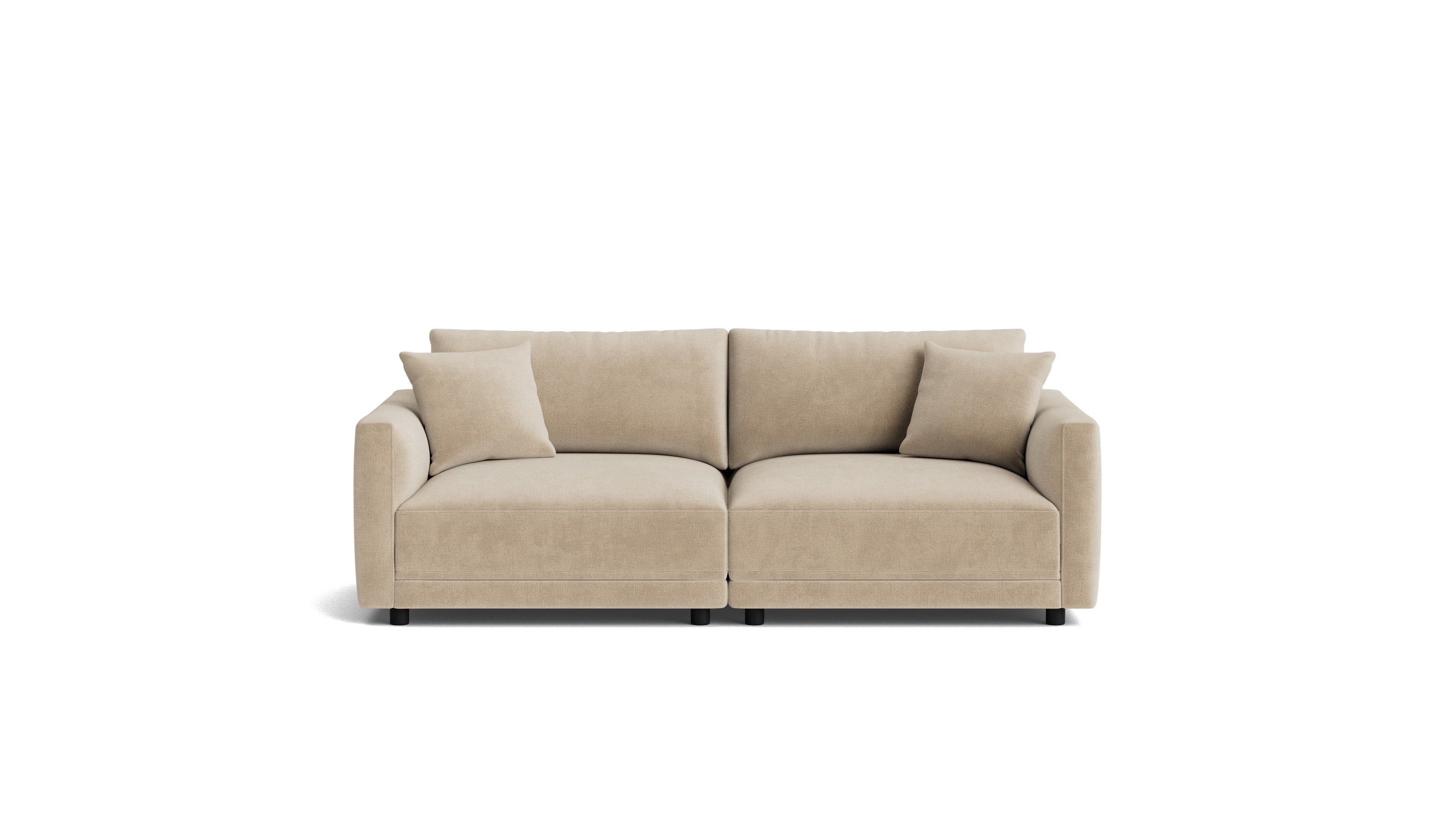 Soft Spot 2-Piece Modular Sofa, Cashew