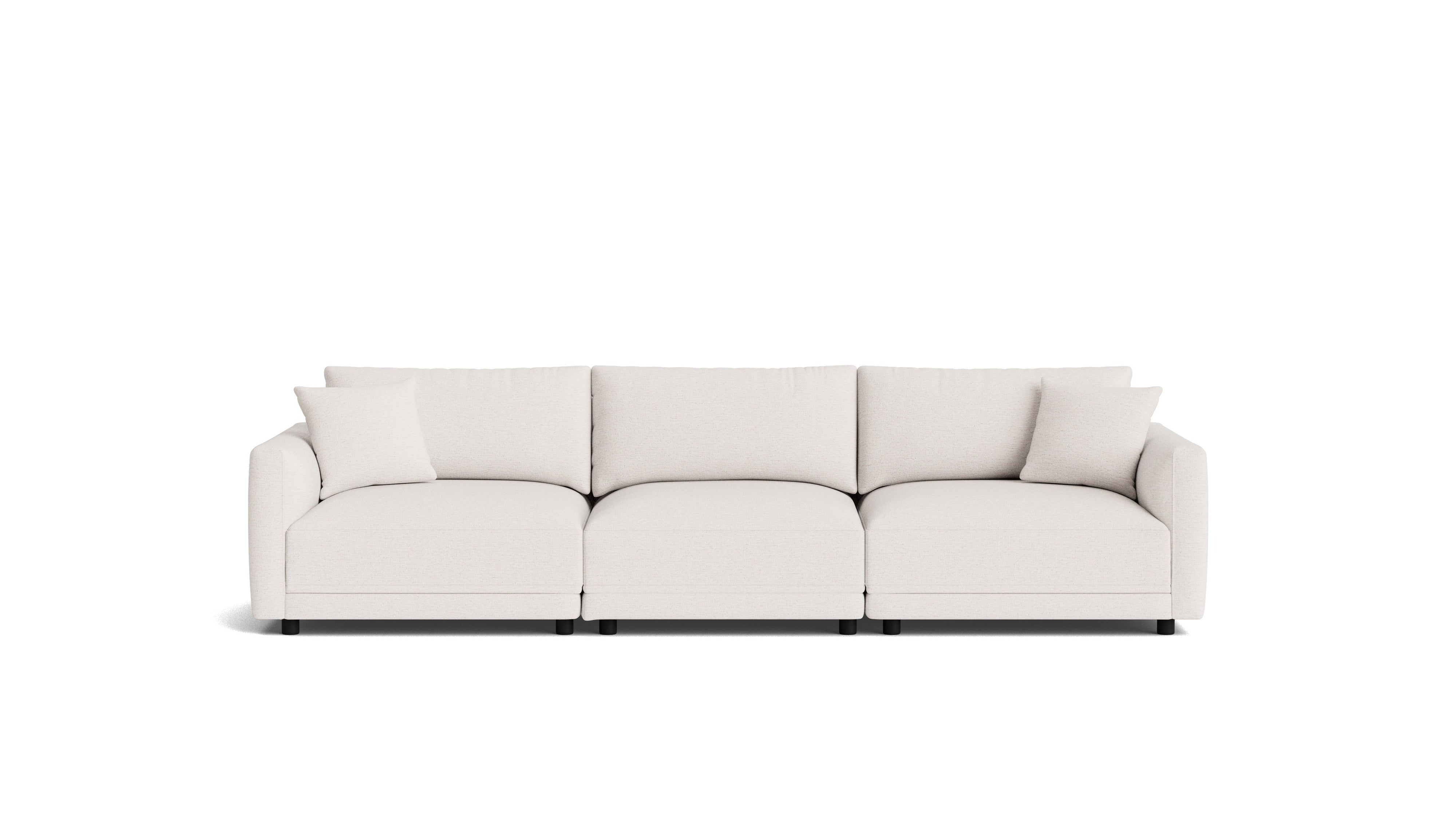 Soft Spot 3-Piece Modular Sofa, Nomad Snow