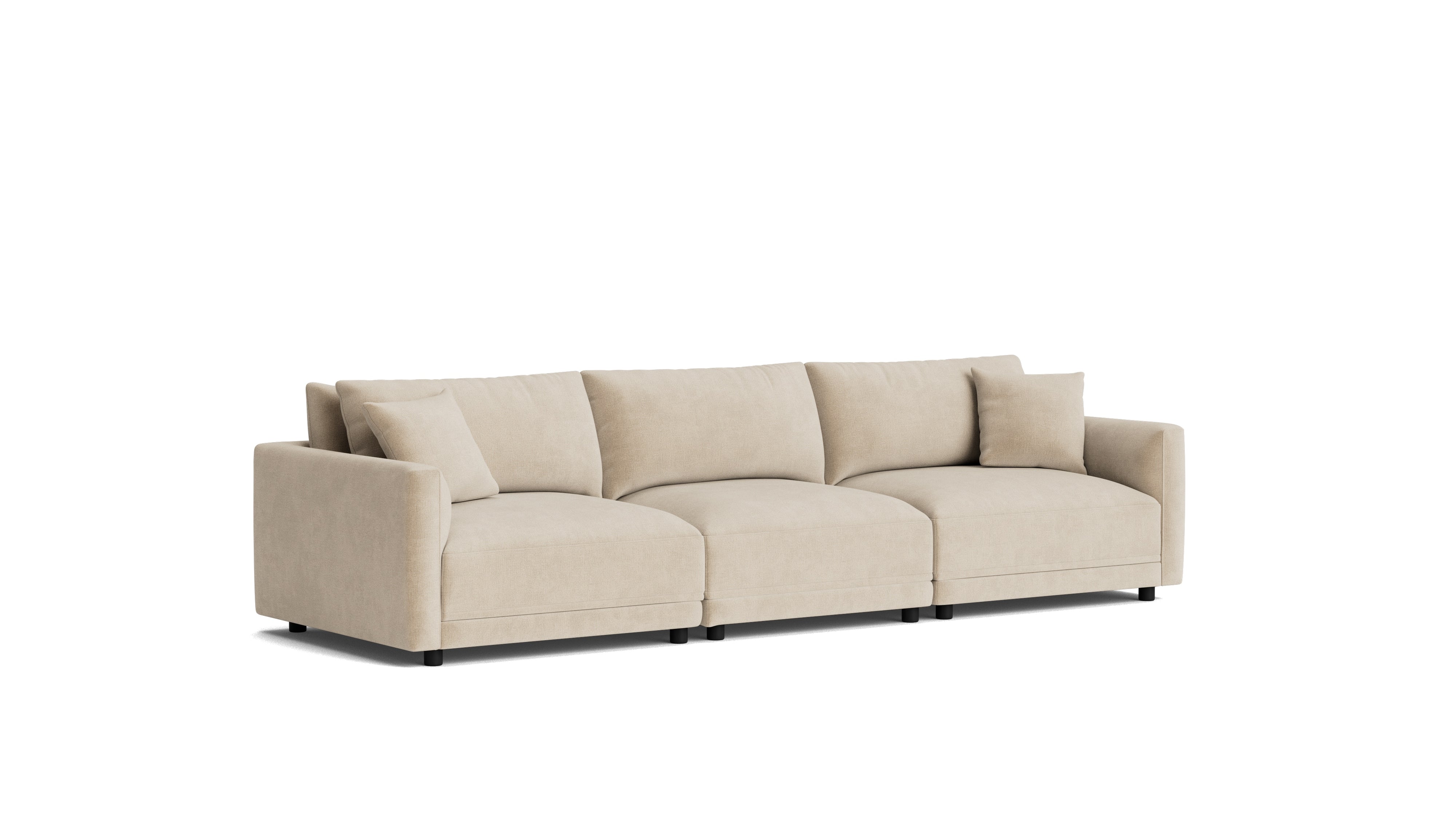 Soft Spot 3-Piece Modular Sofa, Cashew