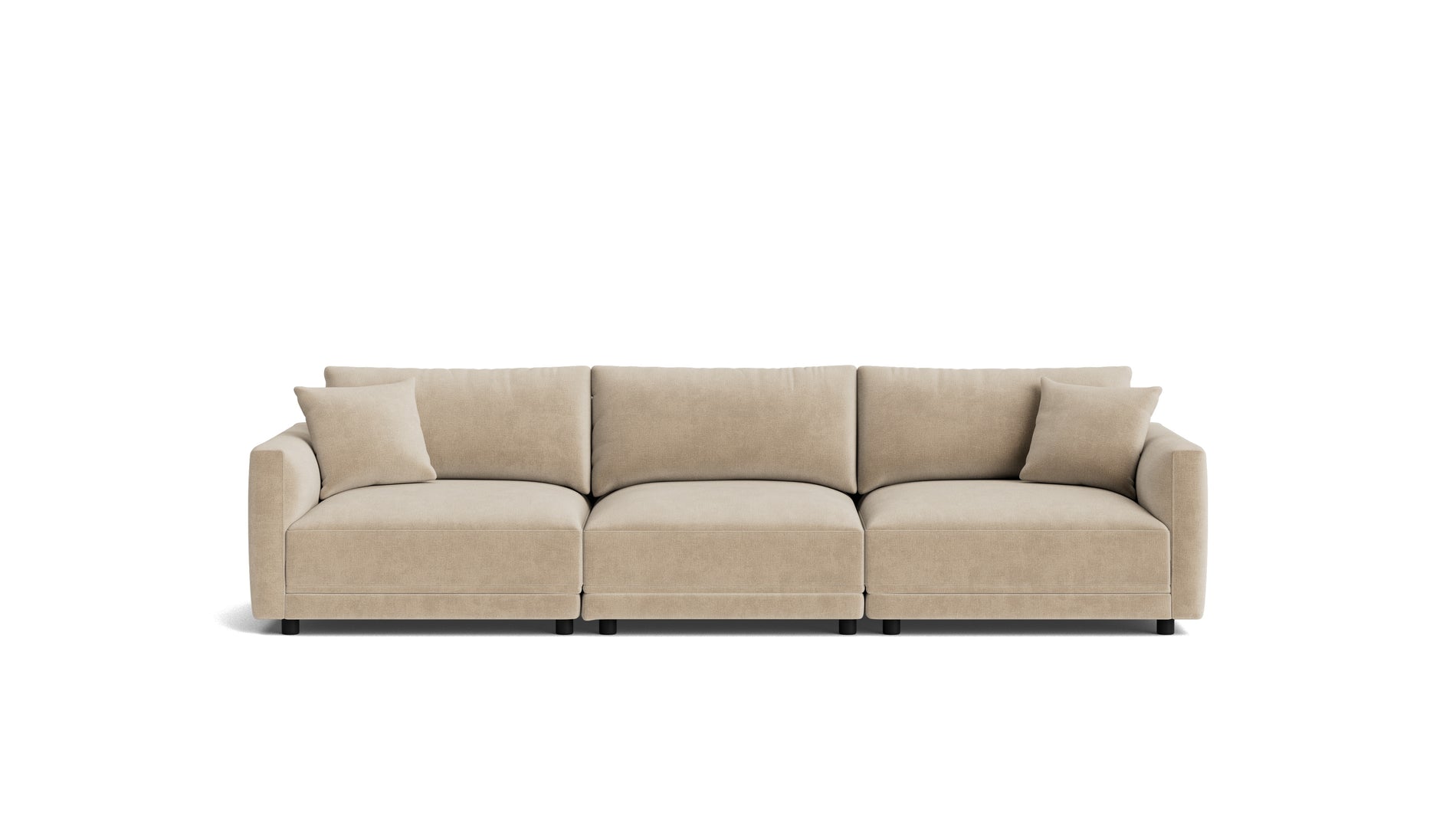 Soft Spot 3-Piece Modular Sofa, Cashew_image