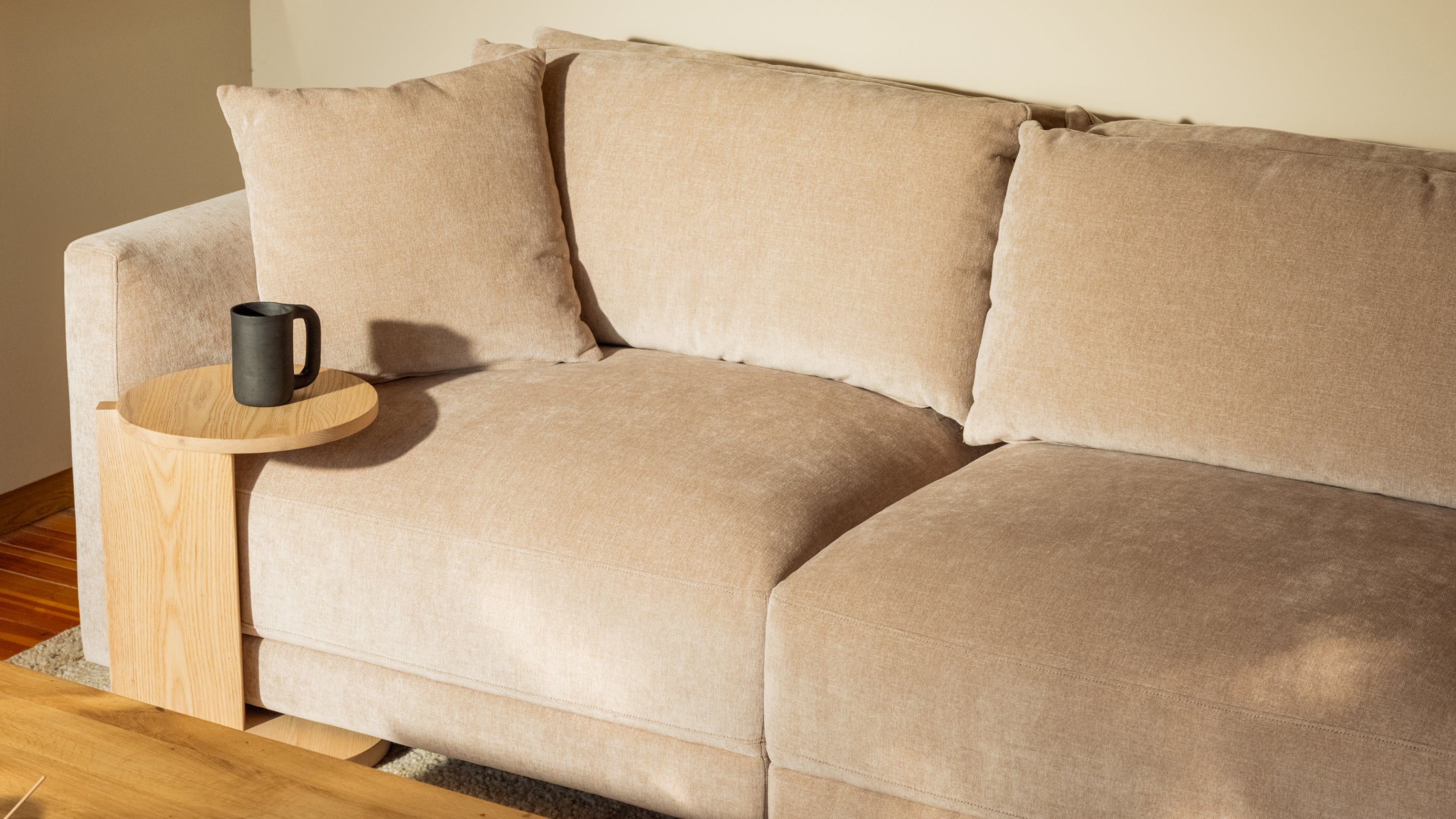 Soft Spot 3-Piece Modular Sofa, Cashew