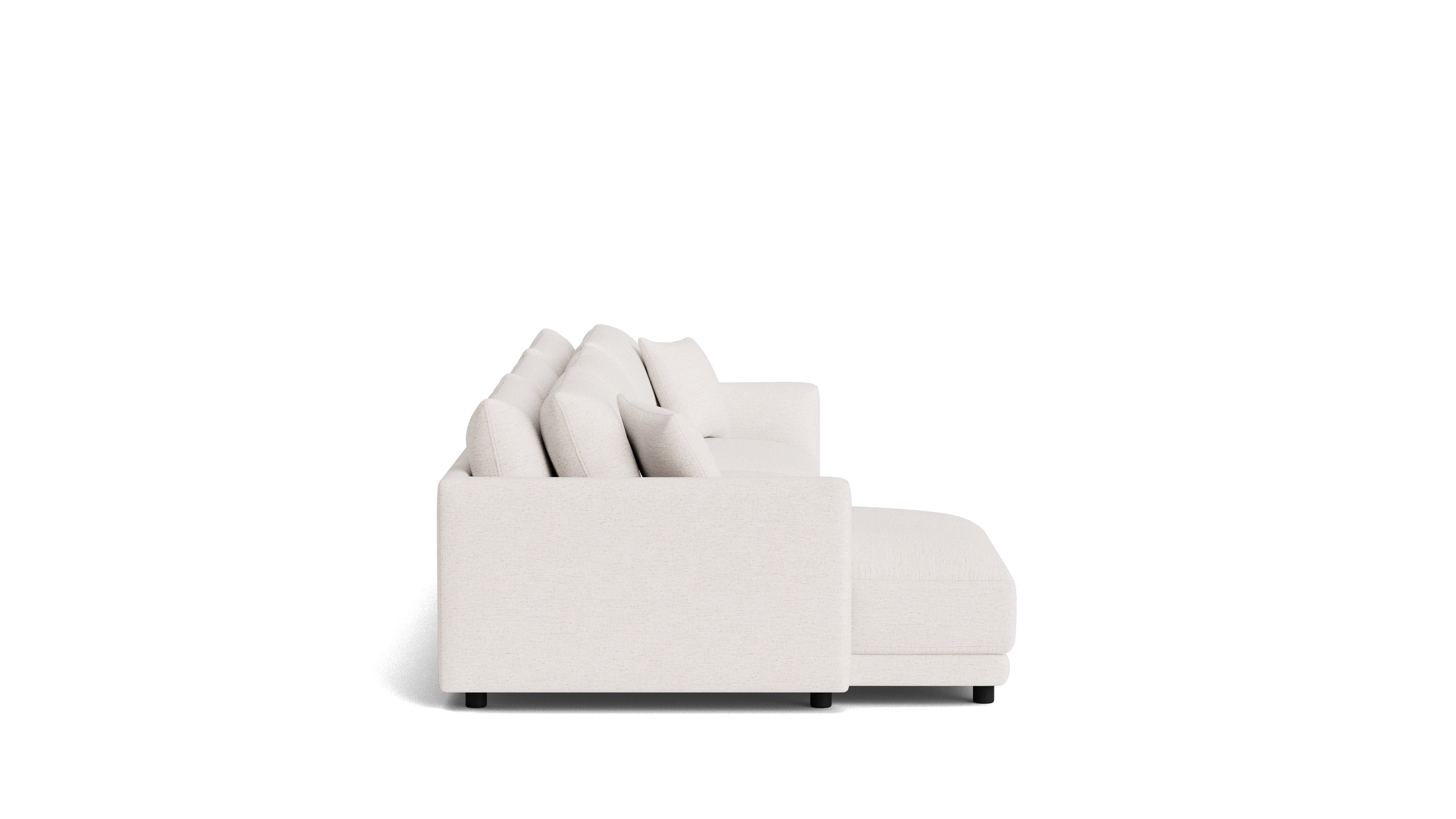 Soft Spot 3-Piece Modular Sectional Left, Nomad Snow
