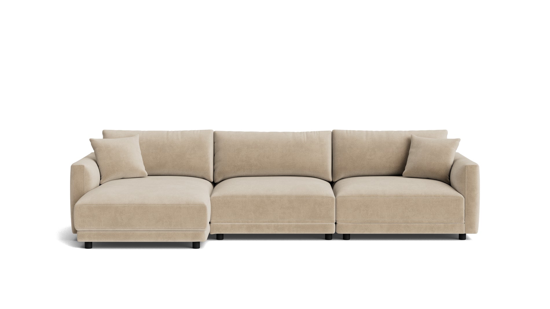 Soft Spot 3-Piece Modular Sectional Left, Cashew_image