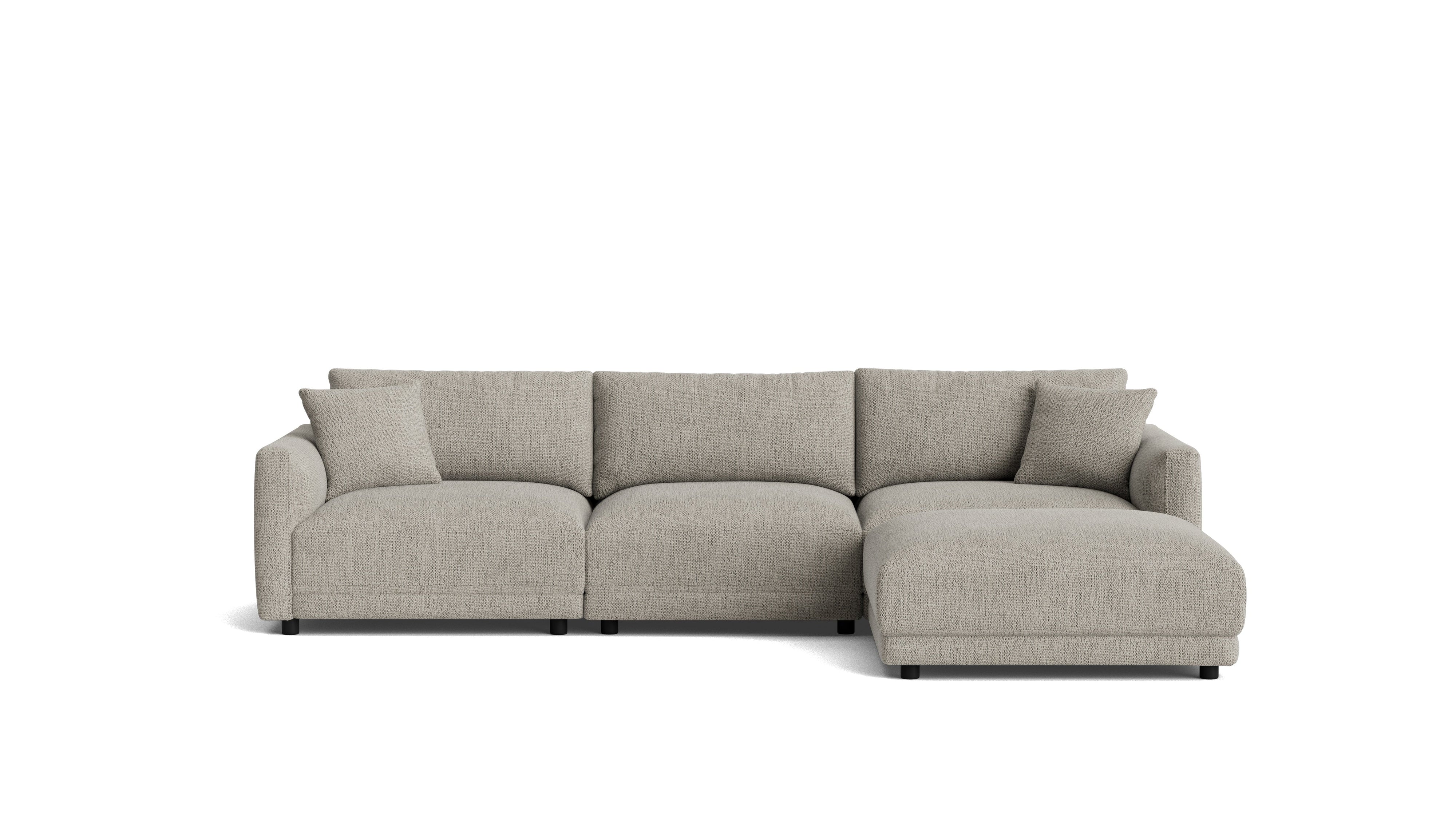 Soft Spot 4-Piece Modular Sectional, Oatmeal