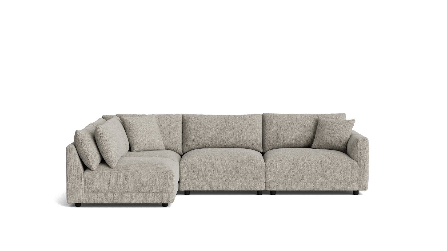 Soft Spot 4-Piece Modular Sectional Left, Oatmeal_image