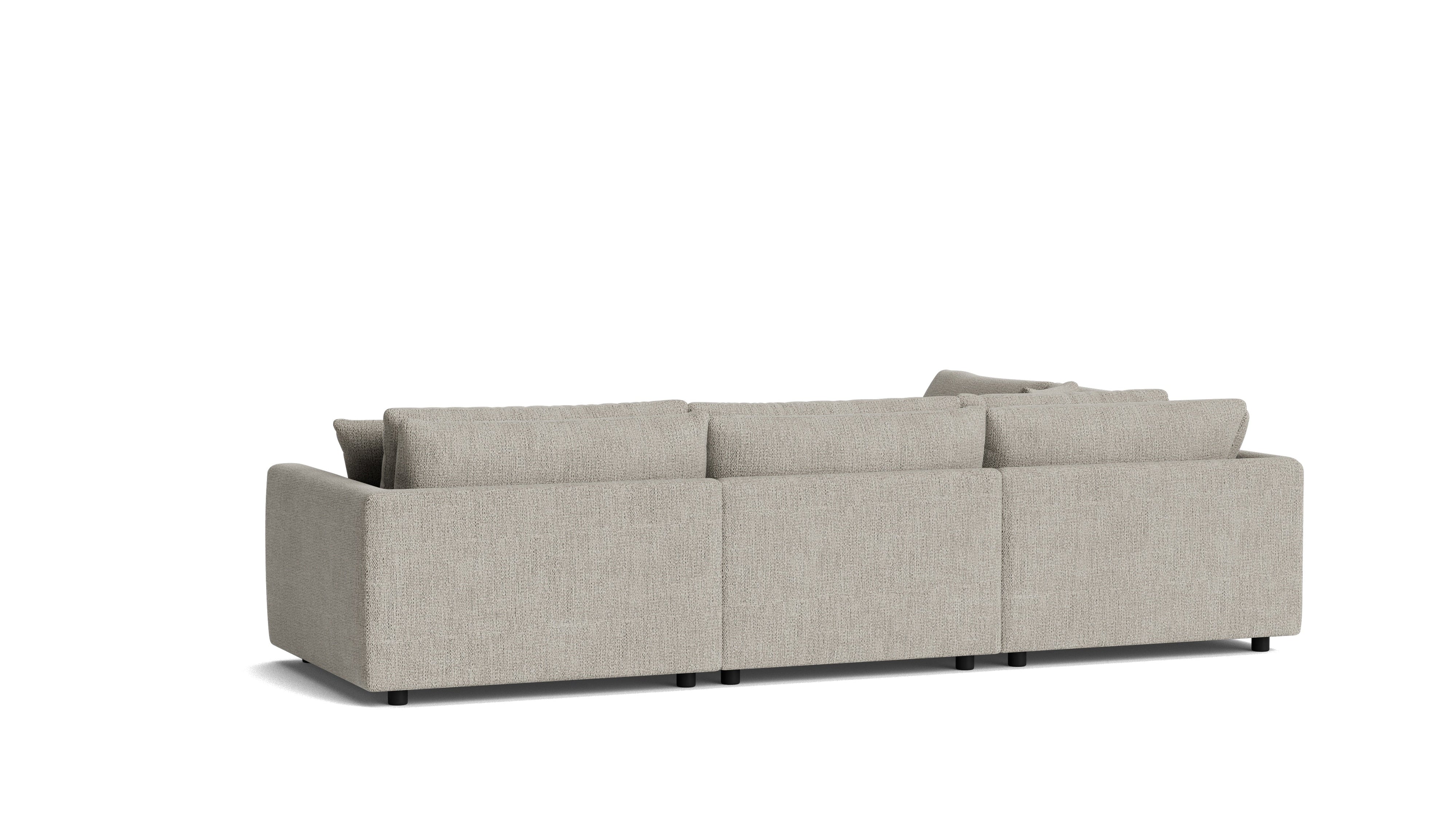 Soft Spot 4-Piece Modular Sectional Left, Oatmeal