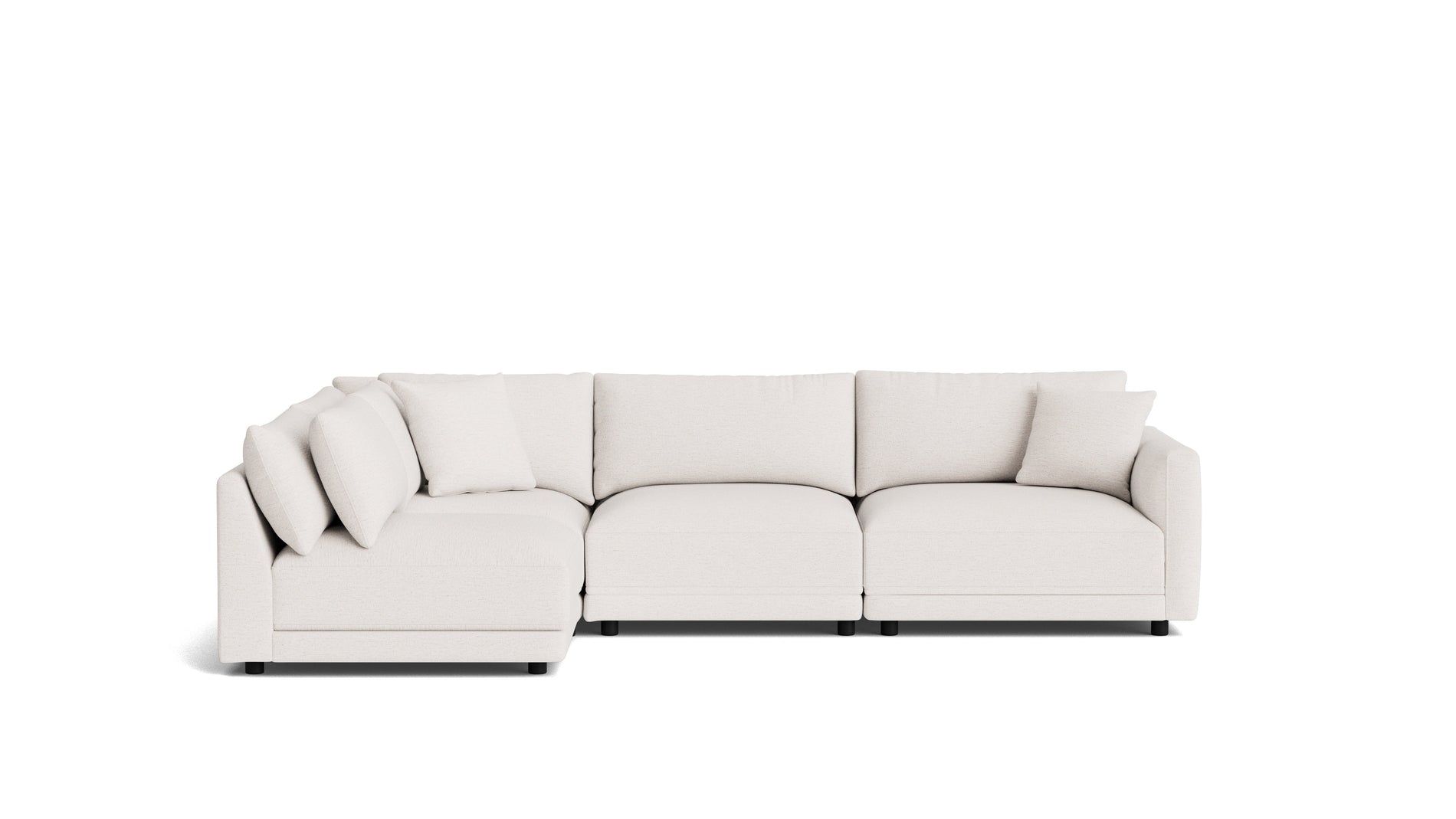 Soft Spot 4-Piece Modular Sectional Left, Nomad Snow_image