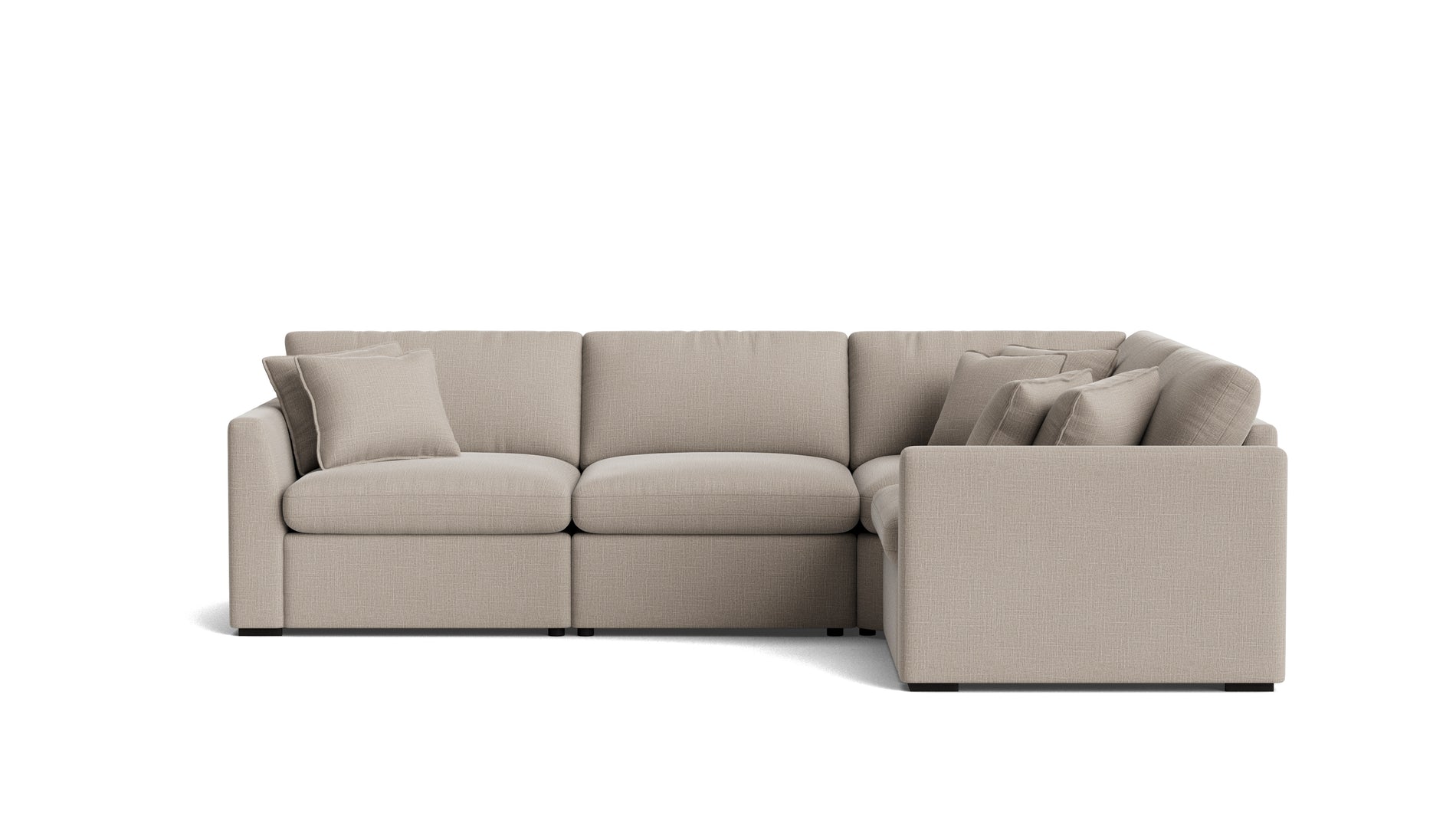 Lift Off Power Recliner 4-Piece Modular Sectional, Light Pebble_image