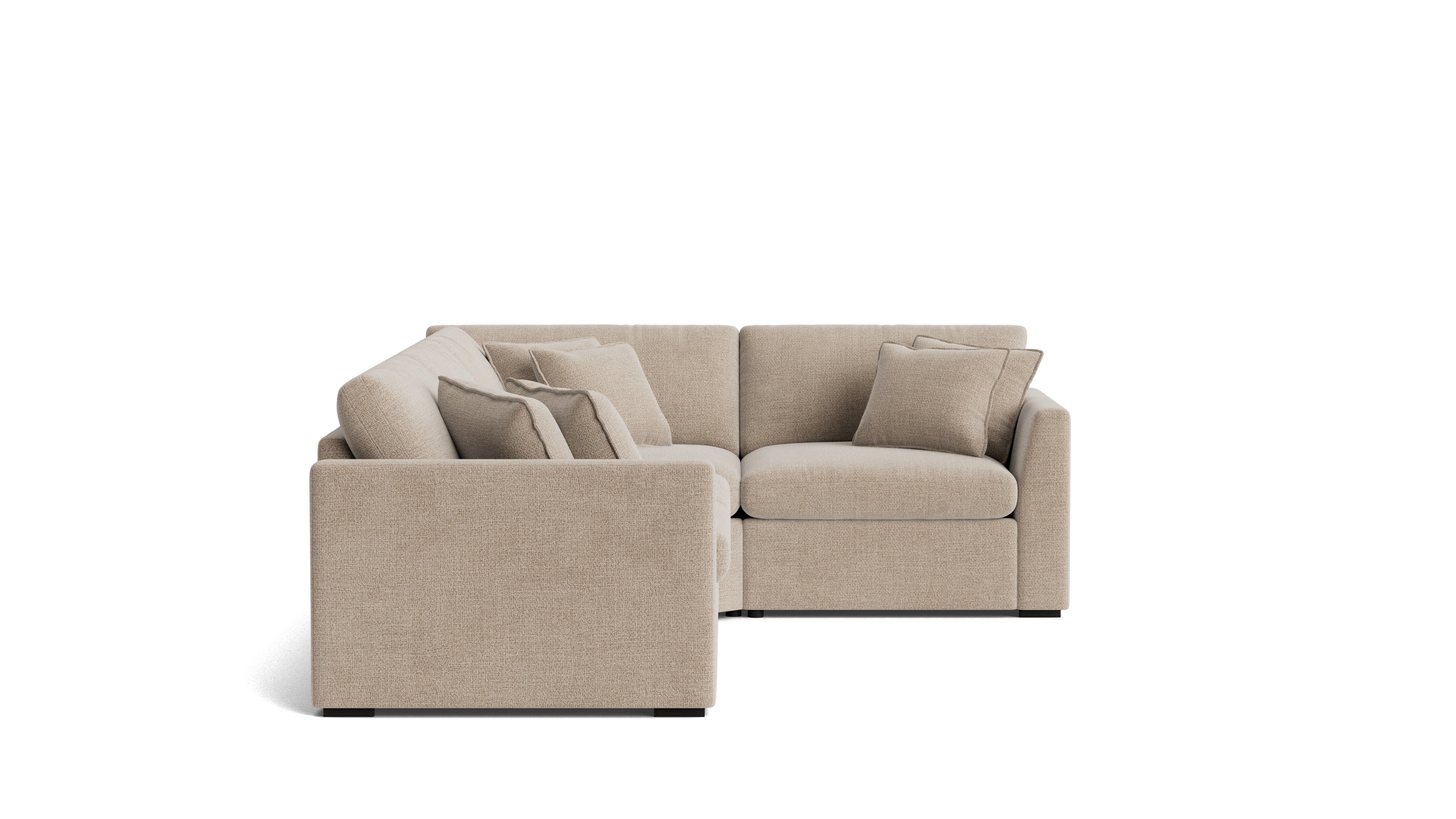 Lift Off Power Recliner 4-Piece Modular Sectional, Champagne