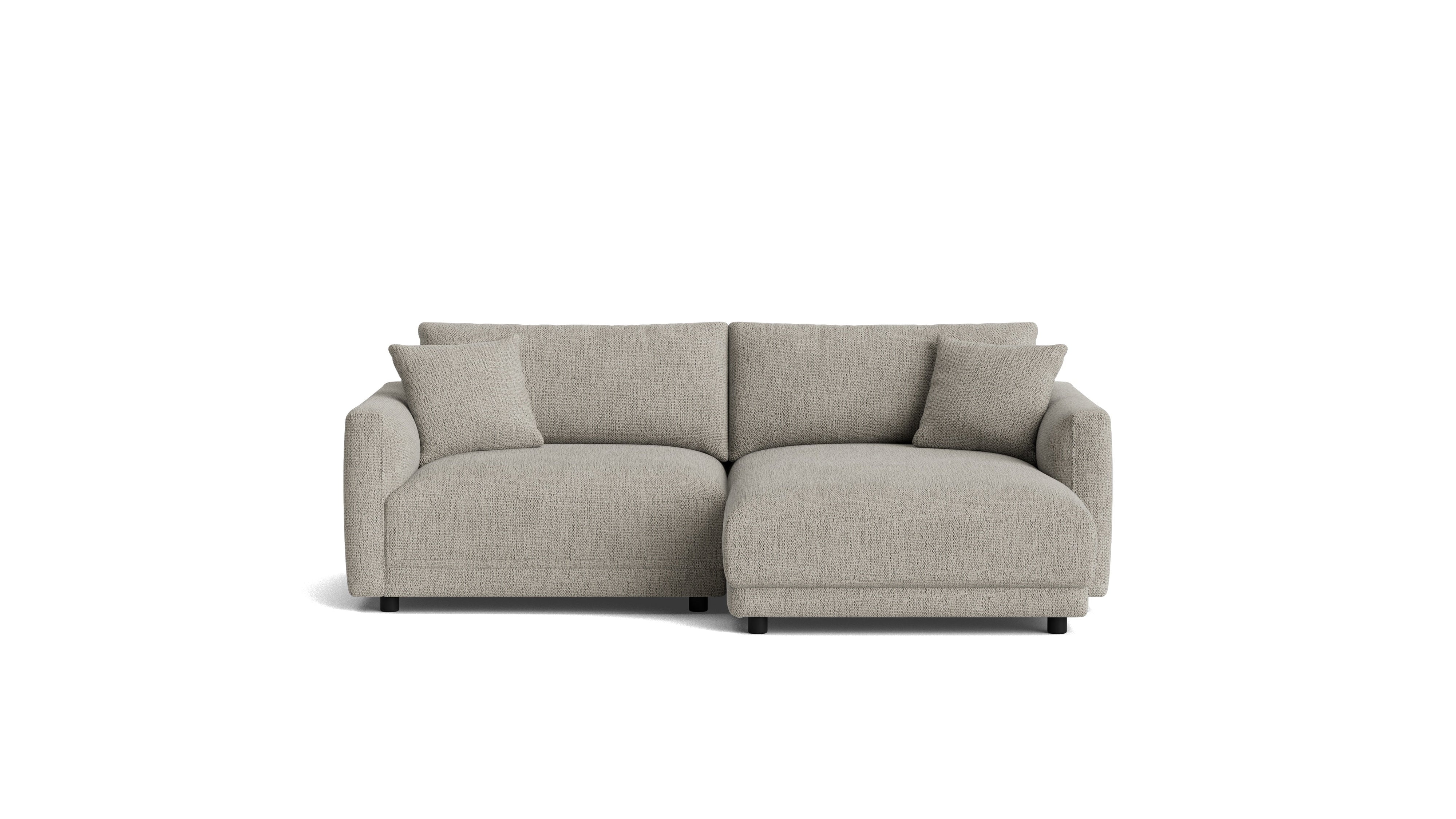 Soft Spot 2-Piece Modular Sectional Right, Oatmeal