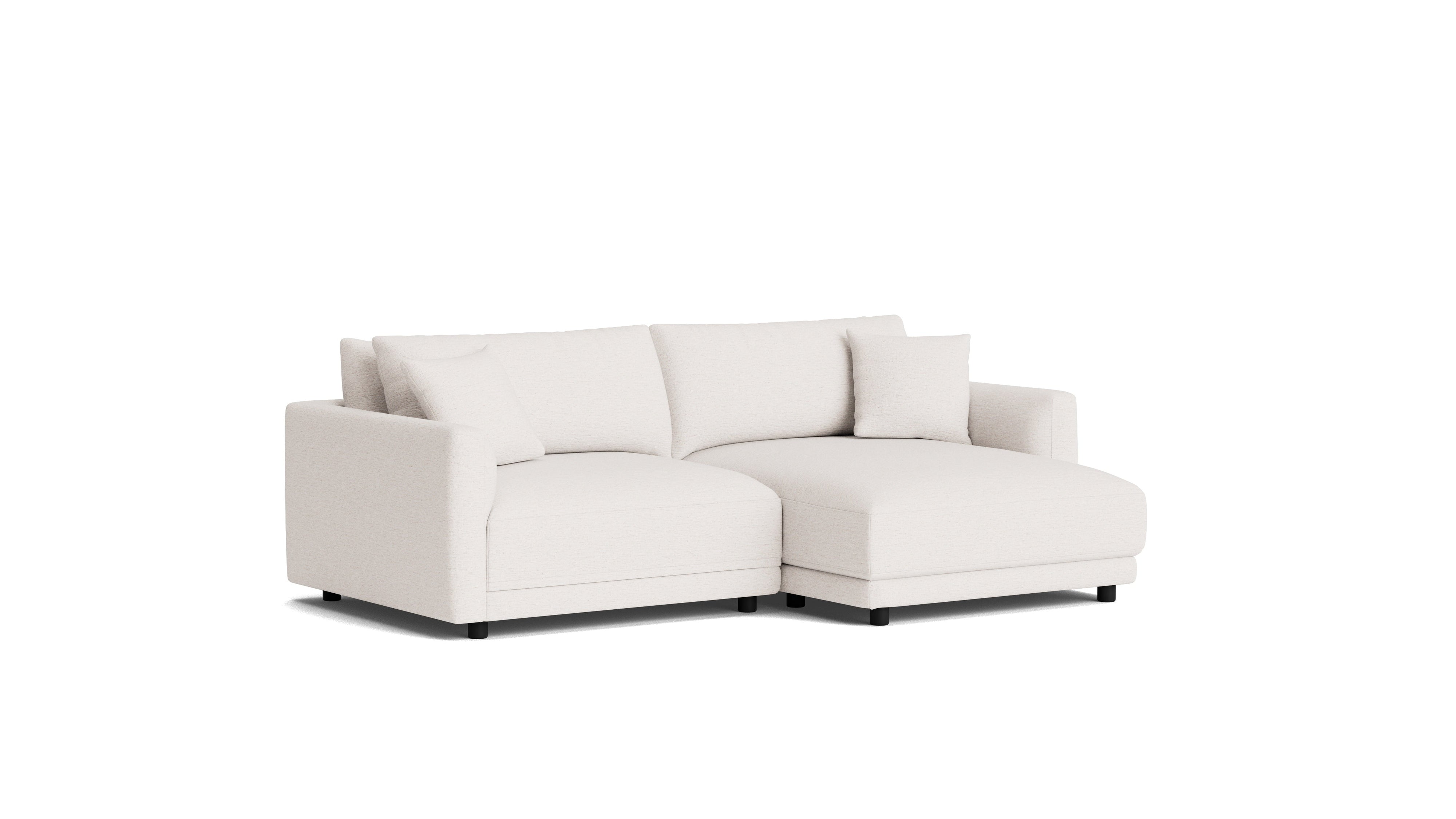 Soft Spot 2-Piece Modular Sectional Right, Nomad Snow