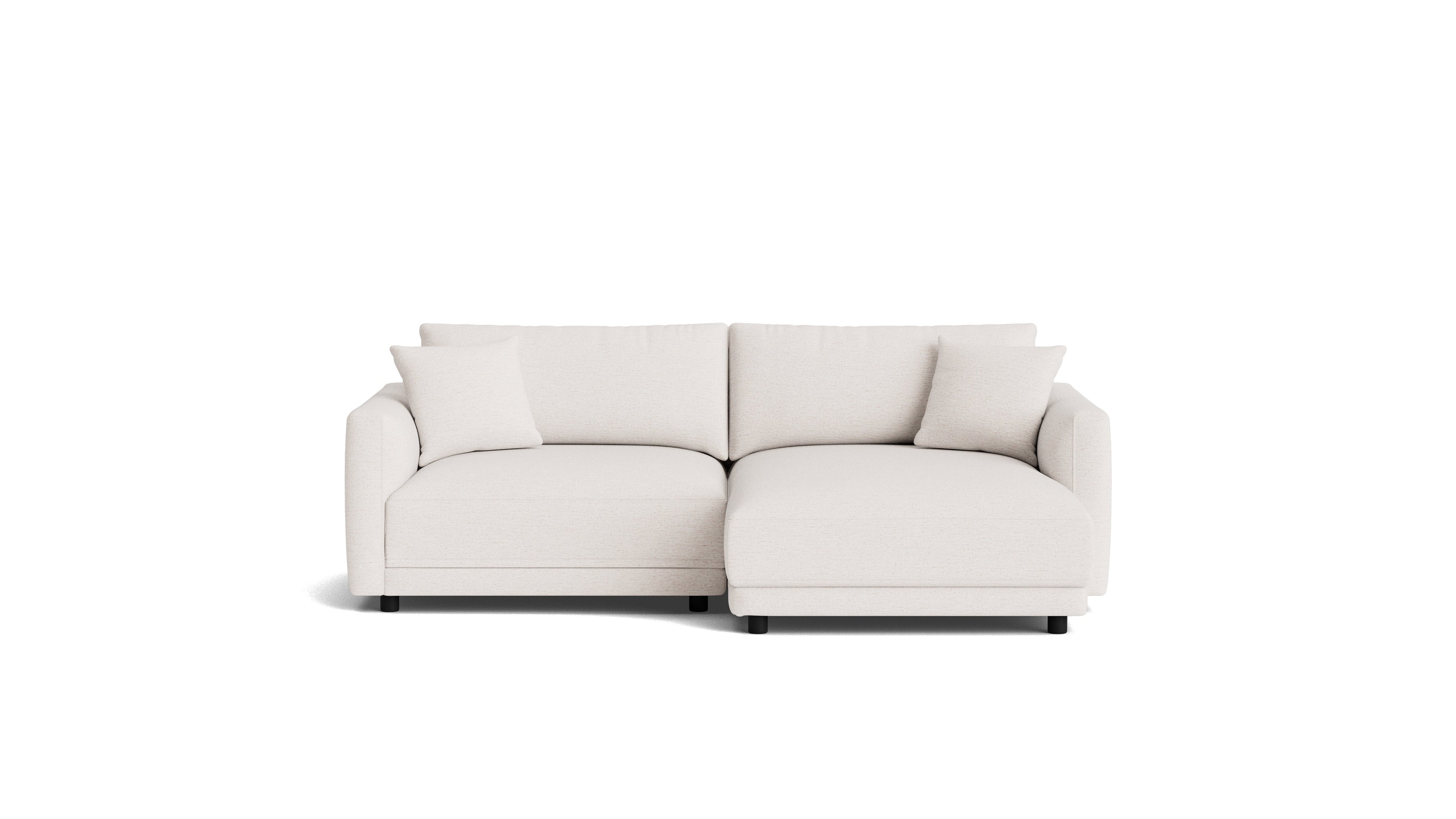 Soft Spot 2-Piece Modular Sectional Right, Nomad Snow