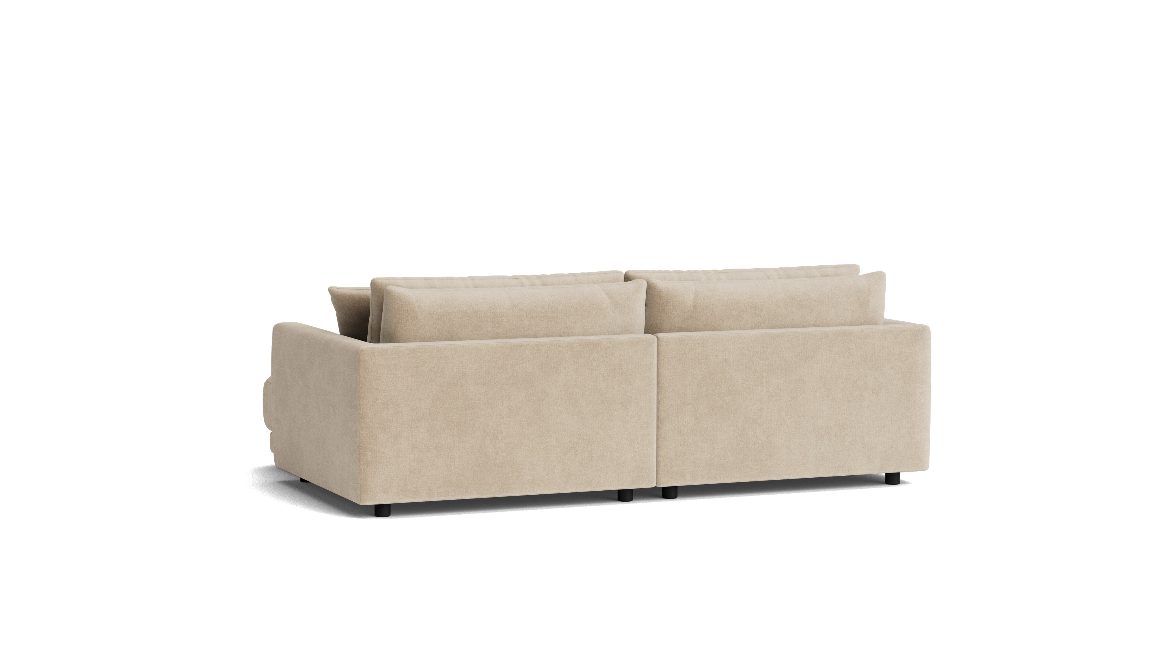 Soft Spot 2-Piece Modular Sectional Right, Cashew