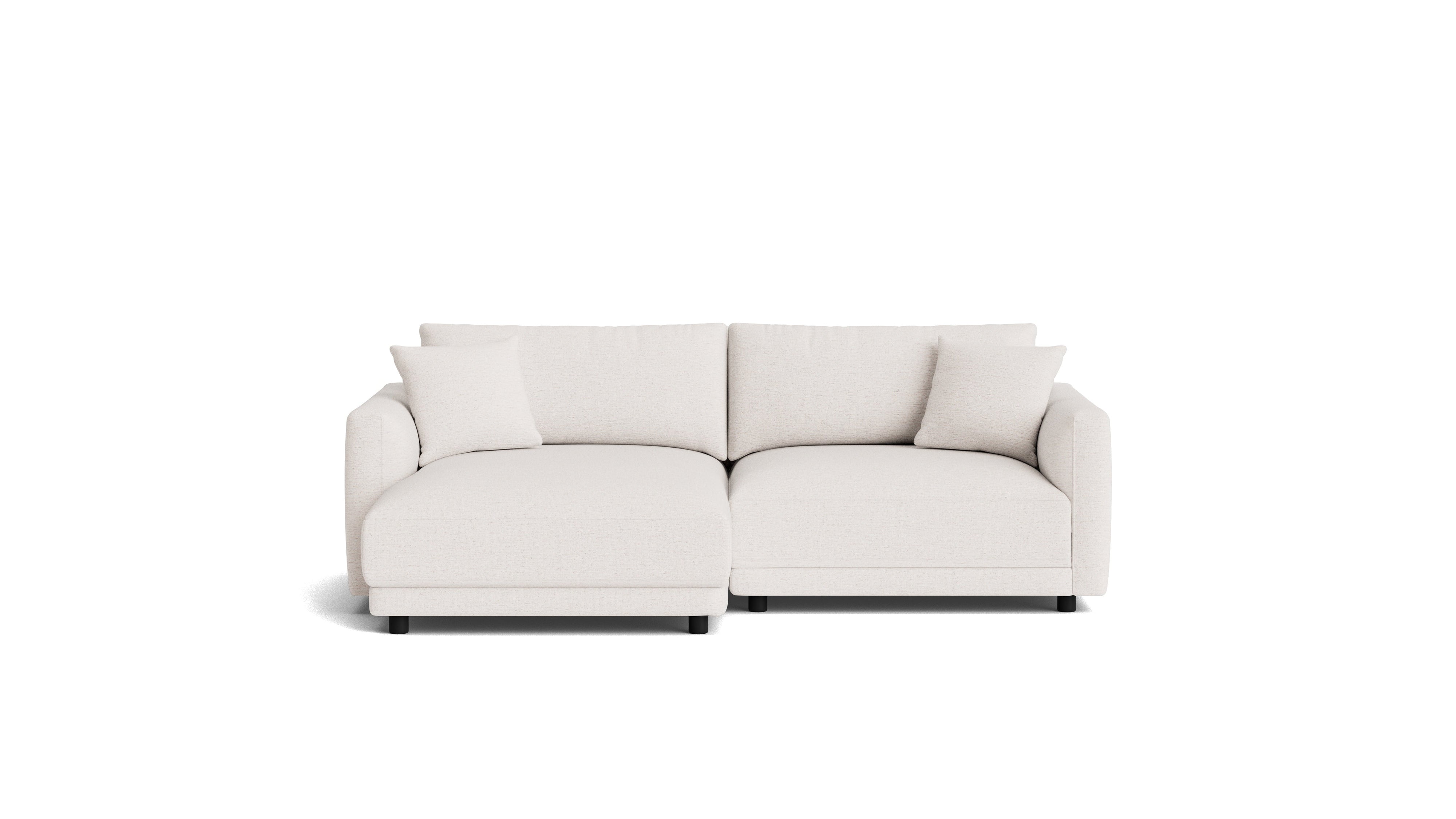 Soft Spot 2-Piece Modular Sectional Left, Nomad Snow