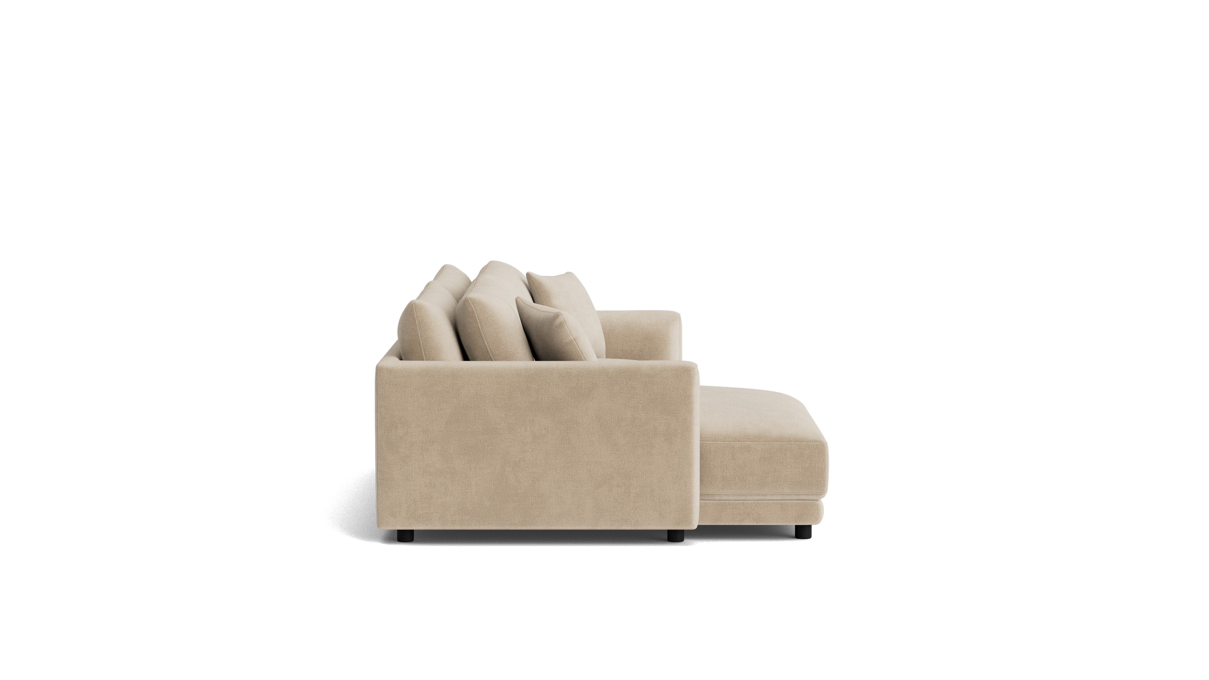 Soft Spot 2-Piece Modular Sectional Left, Cashew