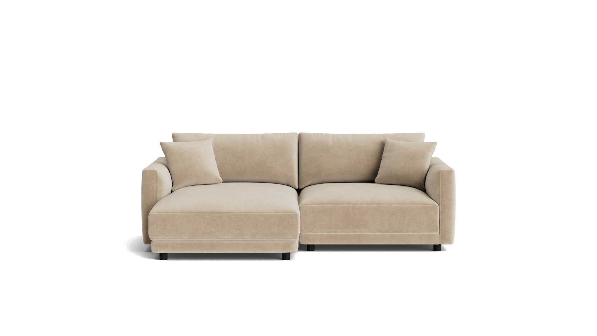 Soft Spot 2-Piece Modular Sectional Left, Cashew_image