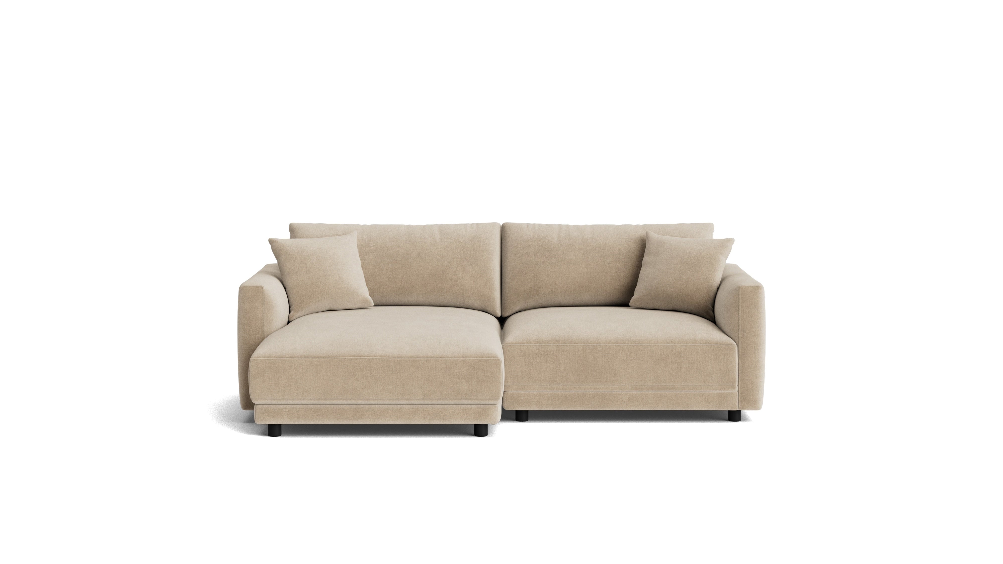 Soft Spot 2-Piece Modular Sectional Left, Cashew