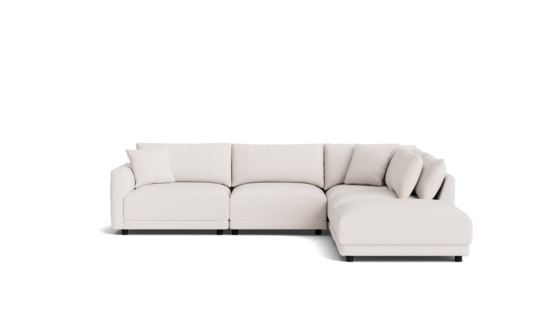 Soft Spot 5-Piece Modular Sectional Right, Nomad Snow_image