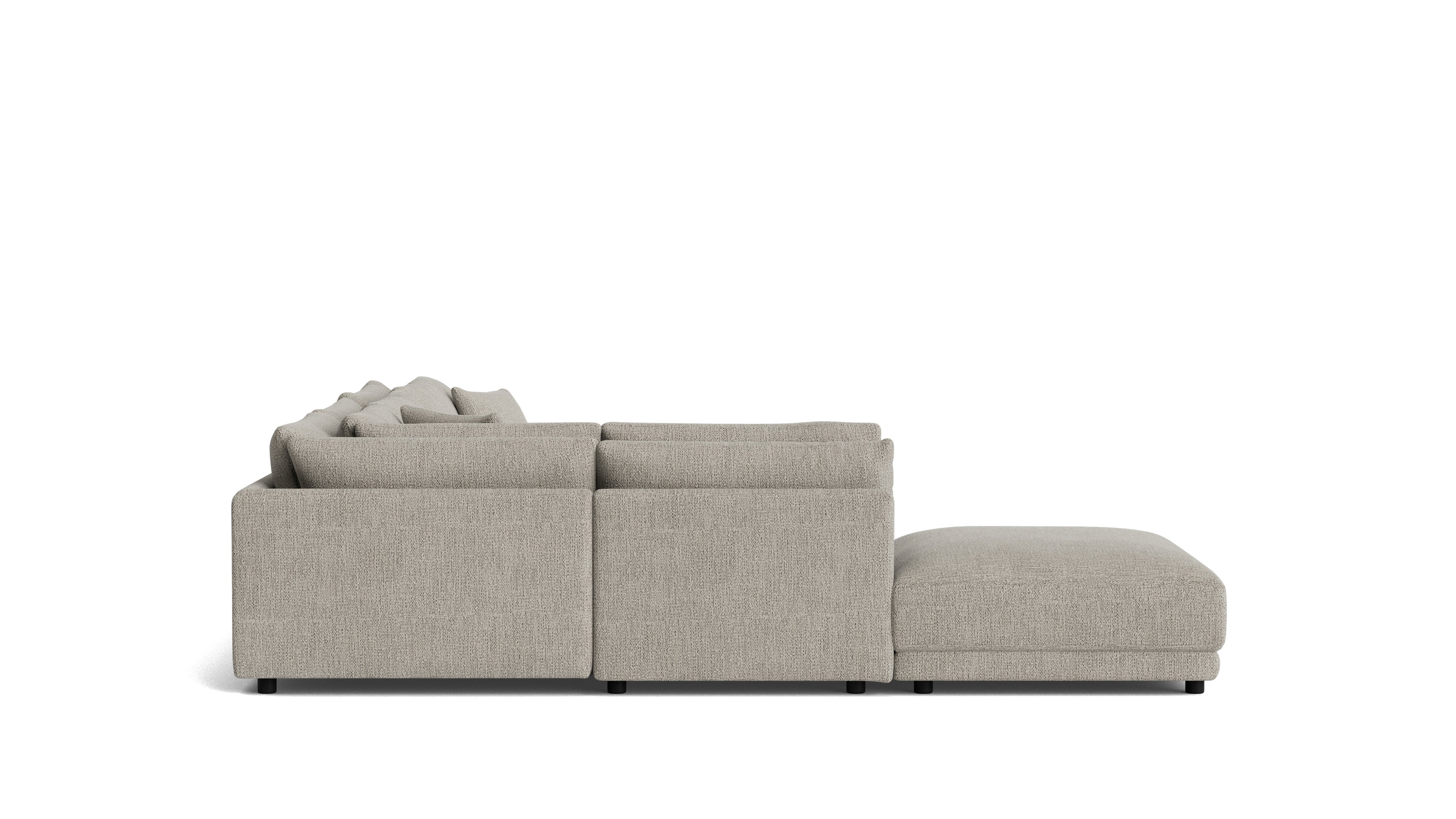 Soft Spot 5-Piece Modular Sectional Left, Oatmeal