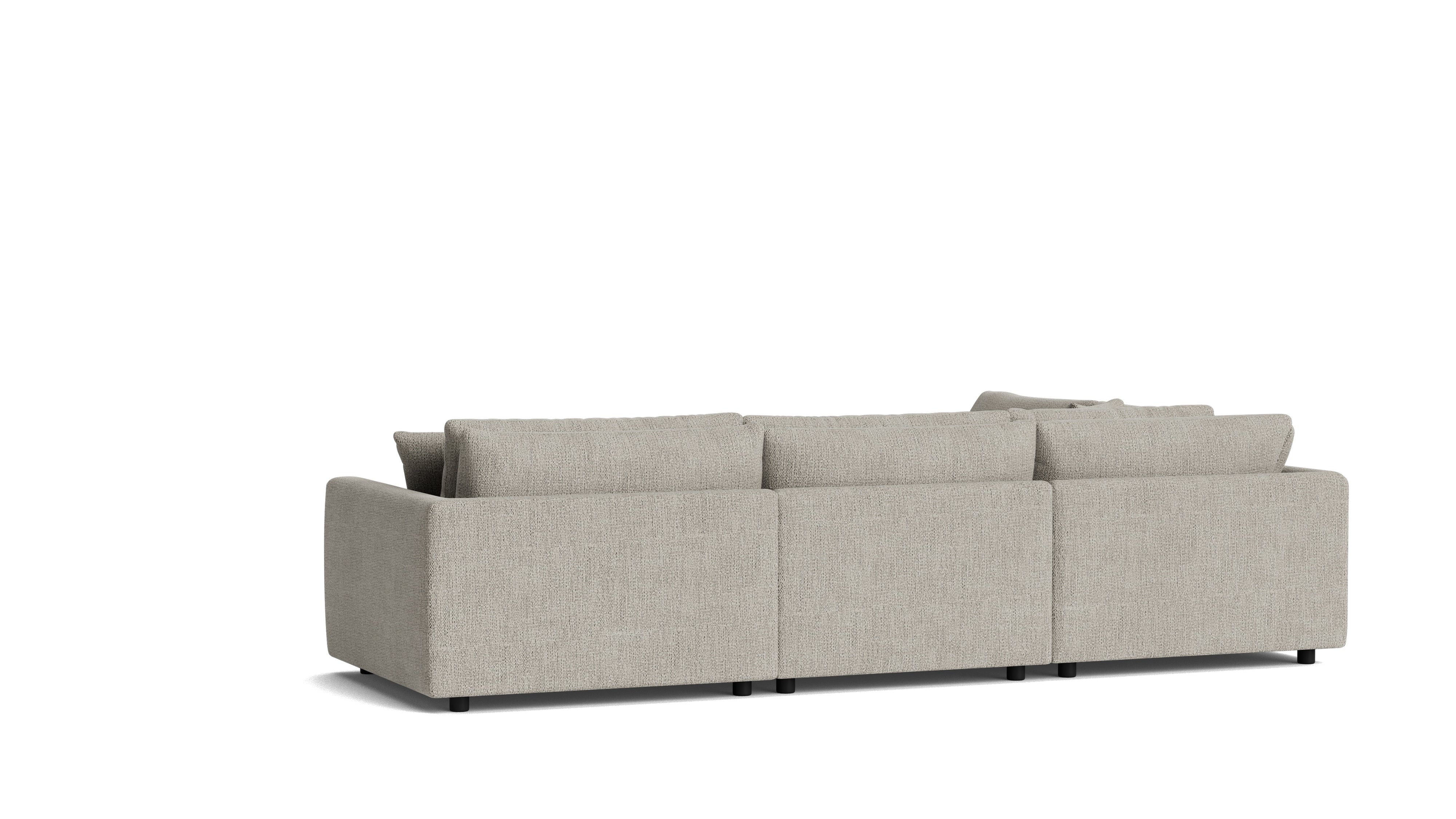 Soft Spot 5-Piece Modular Sectional Left, Oatmeal