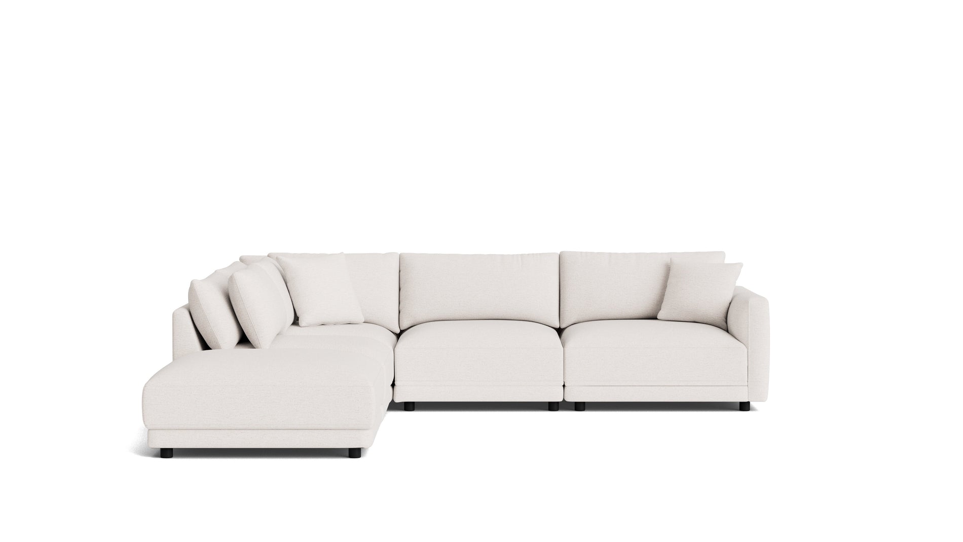 Soft Spot 5-Piece Modular Sectional Left, Nomad Snow_image