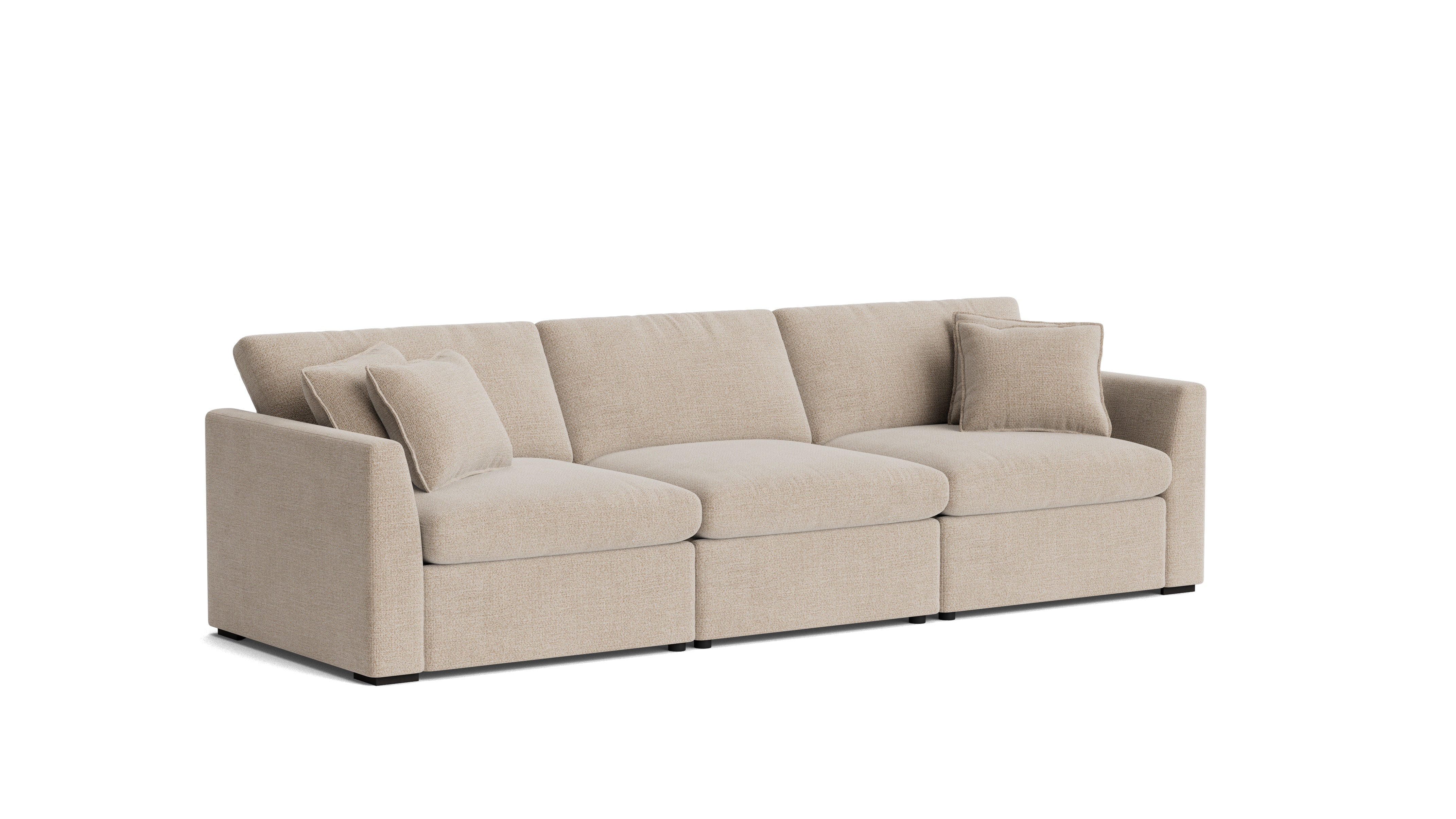 Lift Off Power Recliner 3-Piece Modular Sofa