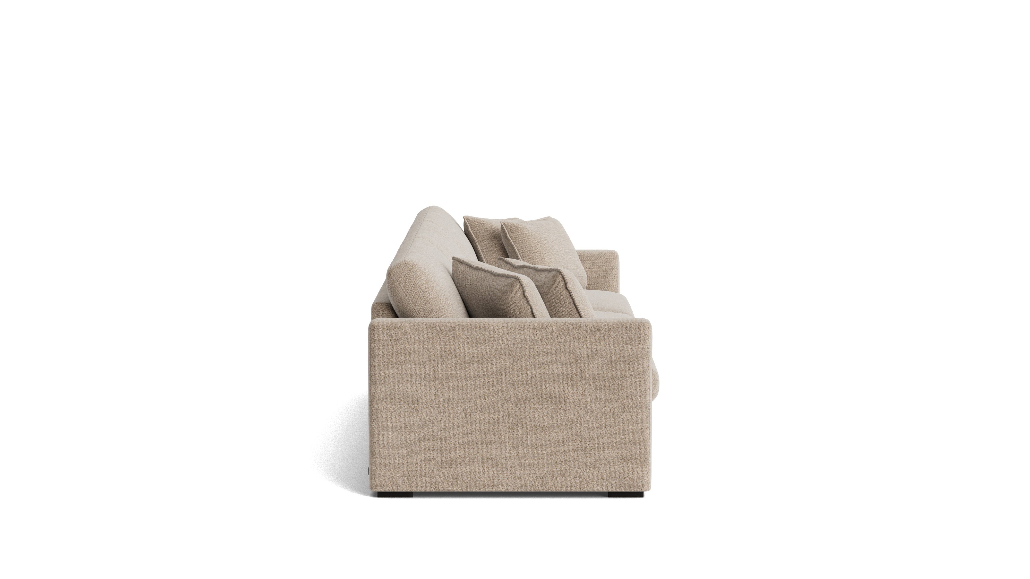 Lift Off Power Recliner 3-Piece Modular Sofa, Champagne