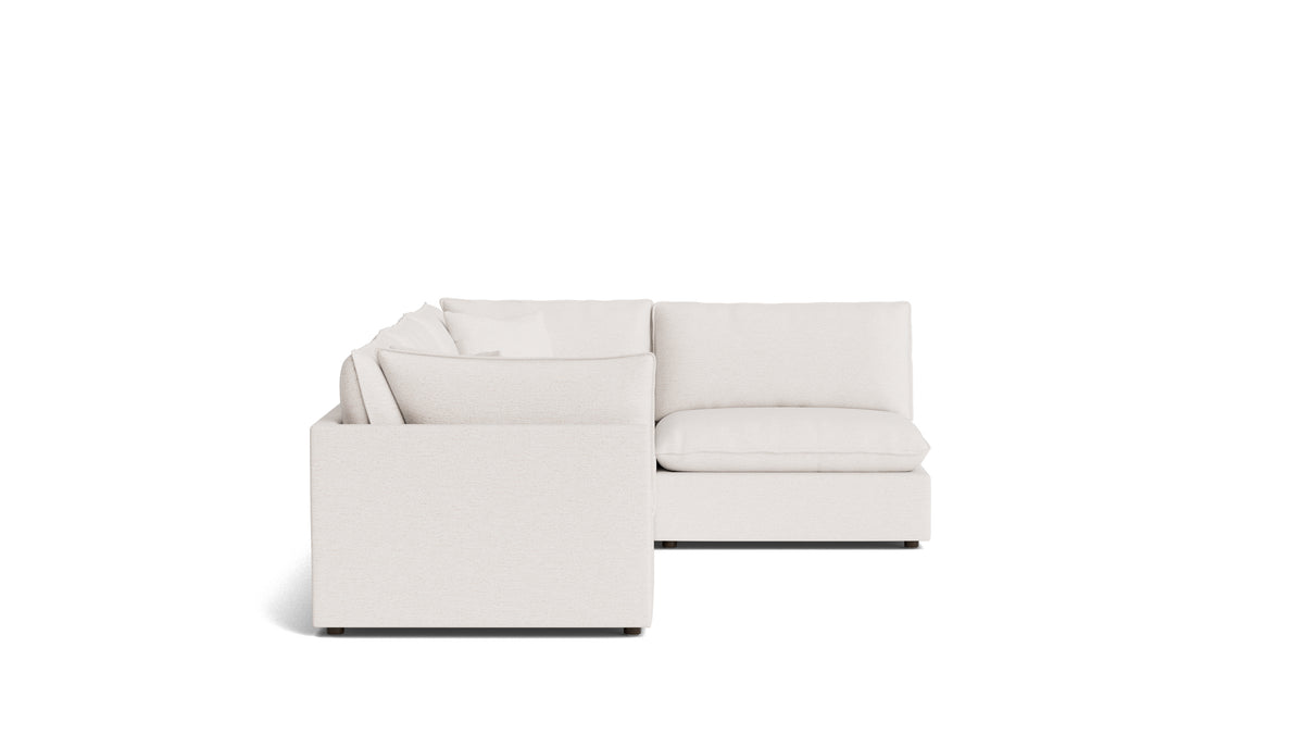 Chill Time 4-Piece Modular Sectional Armless, Nomad Snow — alternate view