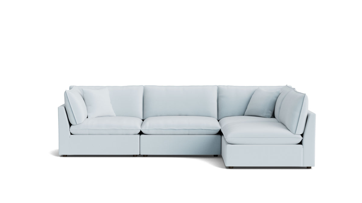 Chill Time 4-Piece Modular Sectional Armless, Cove