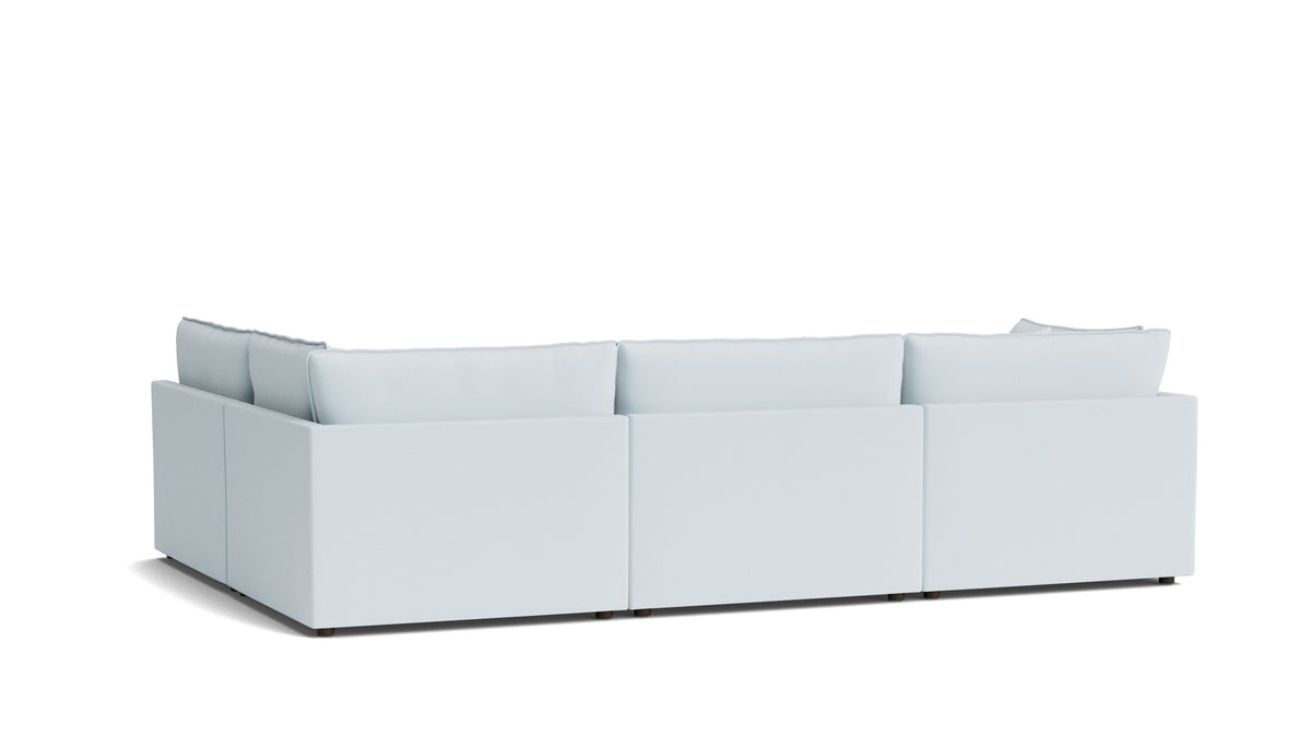 Chill Time 4-Piece Modular Sectional Armless, Cove