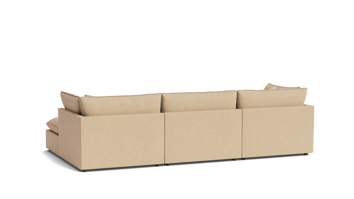 Chill Time 3-Piece Modular Sectional Right, Hazelnut