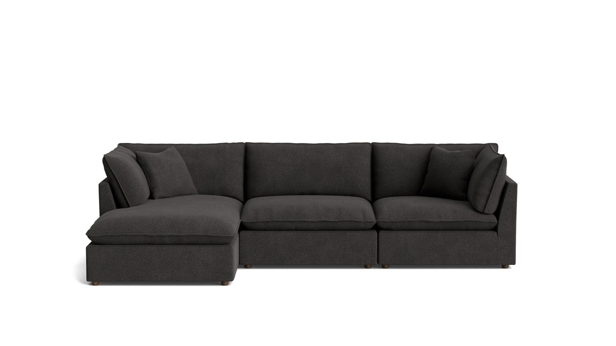 Chill Time 3-Piece Modular Sectional Left, Dark Shadow
