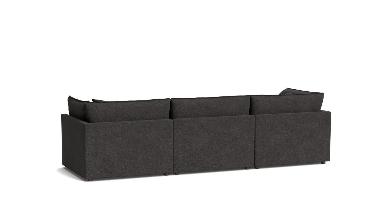 Chill Time 3-Piece Modular Sectional Left, Dark Shadow
