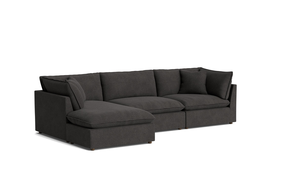 Chill Time 3-Piece Modular Sectional Left, Dark Shadow